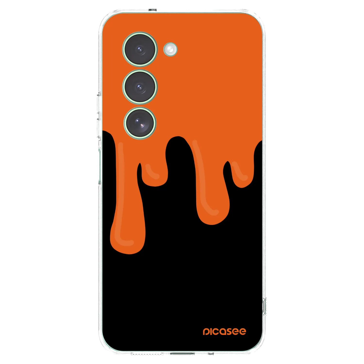 Picasee διαφανής θήκη σιλικόνης Xiaomi Redmi 15 5G - Orange spooky