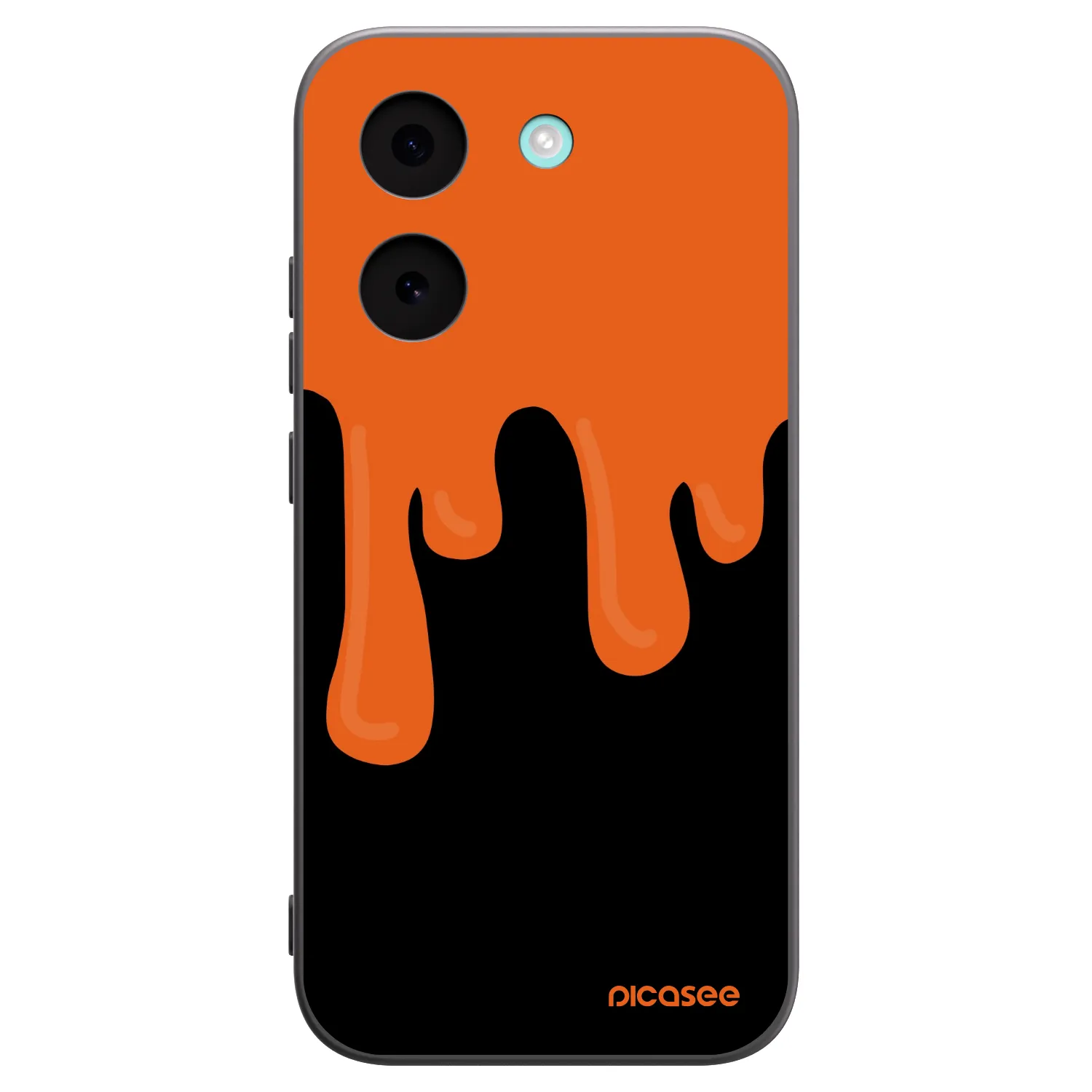 Picasee Μαύρη θήκη σιλικόνης για Xiaomi Poco X8 Pro - Orange spooky