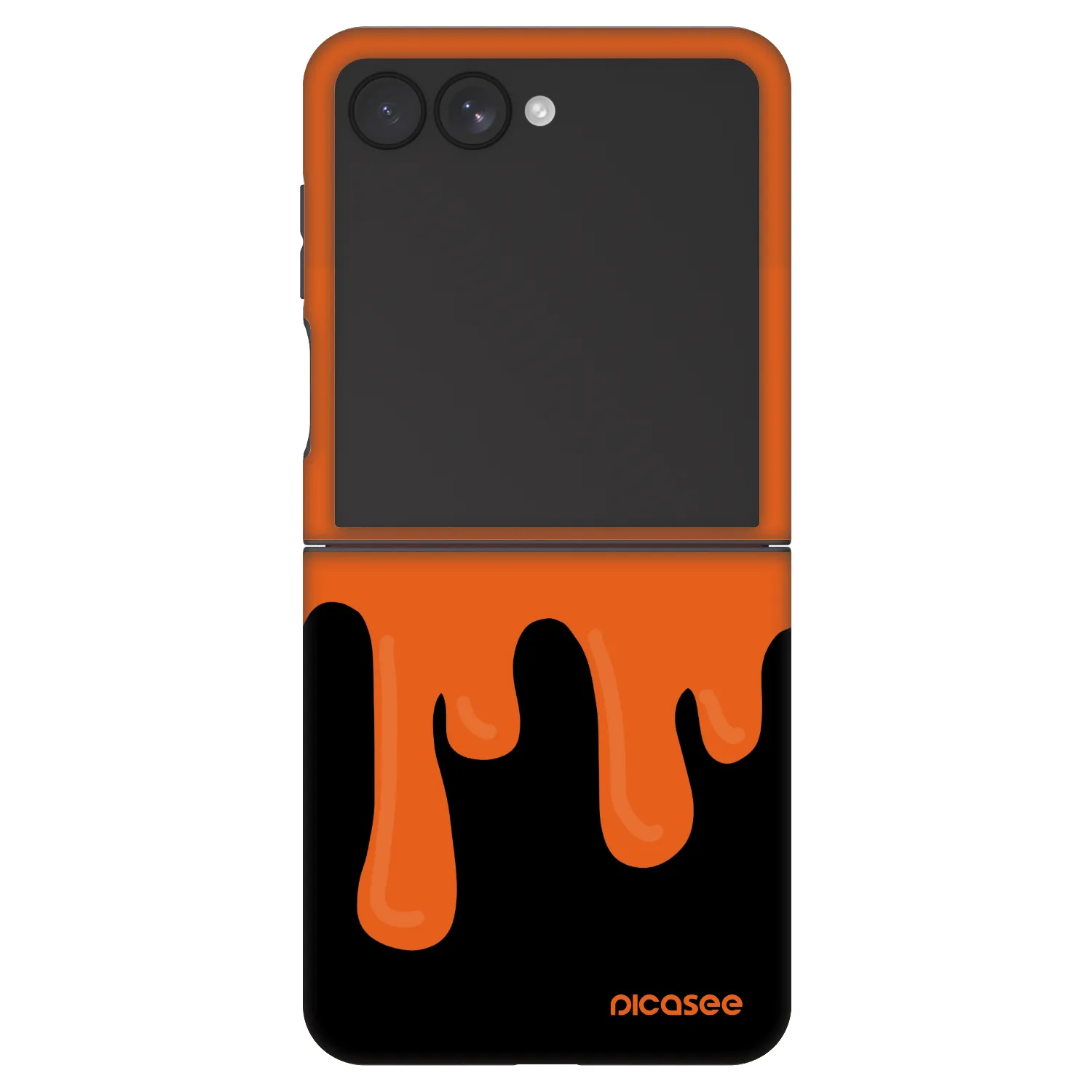 Picasee Fashion Case για Samsung Galaxy Z Flip7 5G - Orange spooky