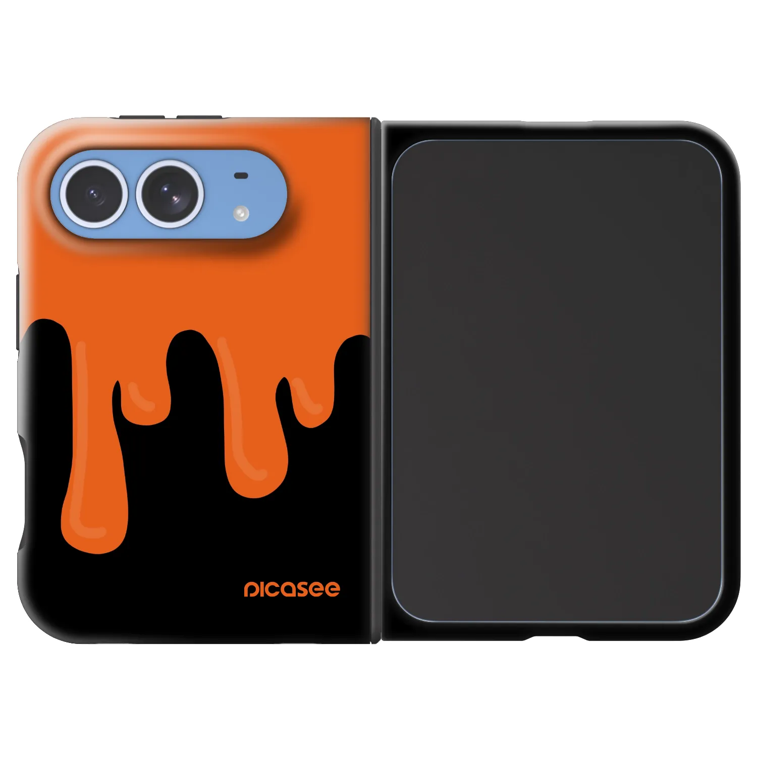 Picasee Fashion Case MagSafe για Apple iPhone Duo - Orange spooky