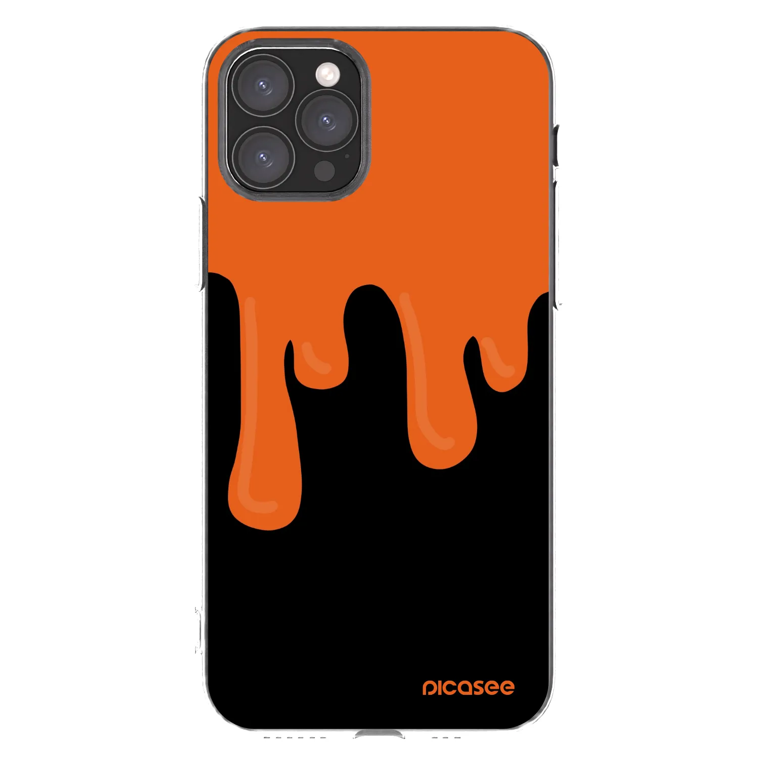 Picasee διαφανής θήκη σιλικόνης Apple iPhone 11 Pro - Orange spooky