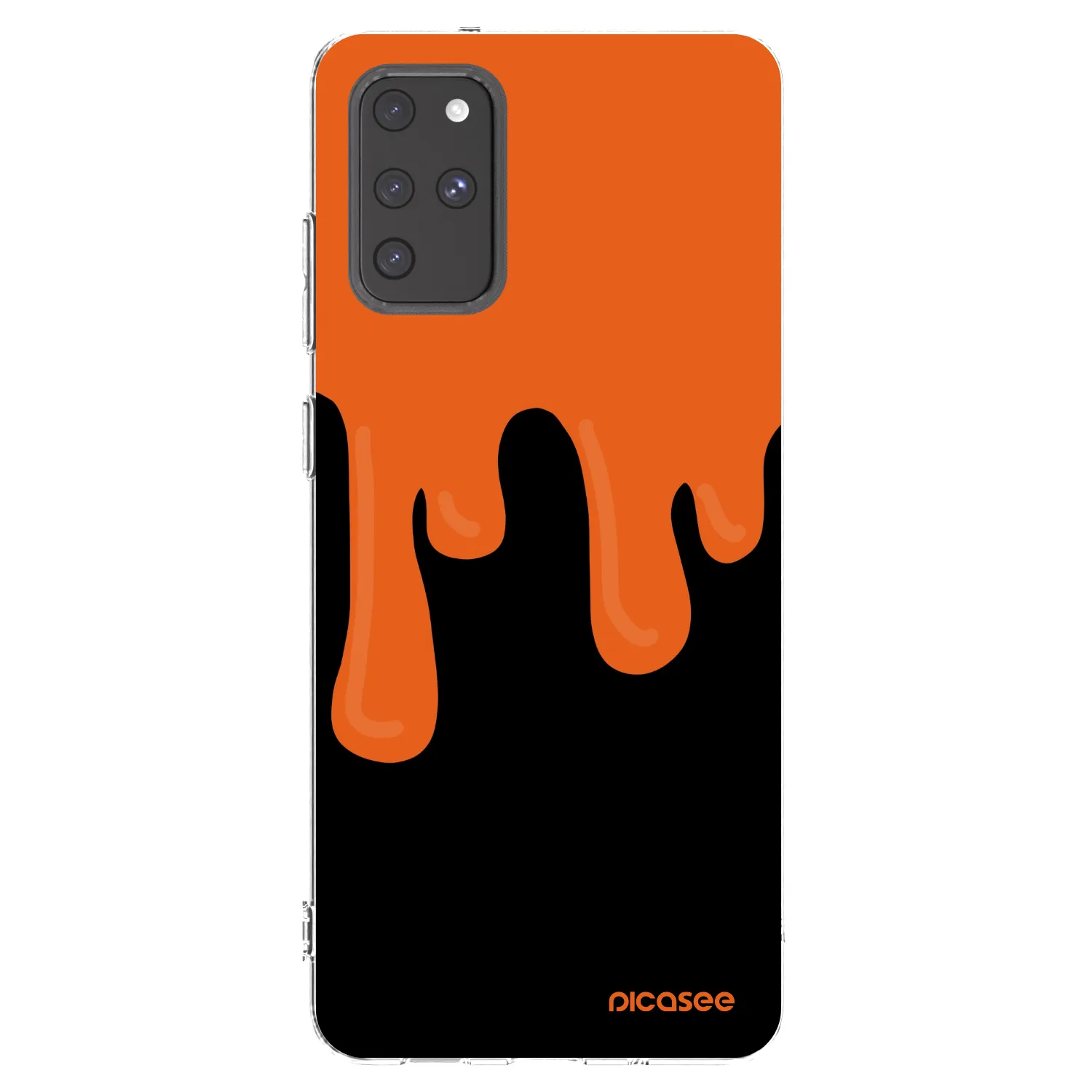 Picasee διαφανής θήκη σιλικόνης Samsung Galaxy S20+ G985F - Orange spooky