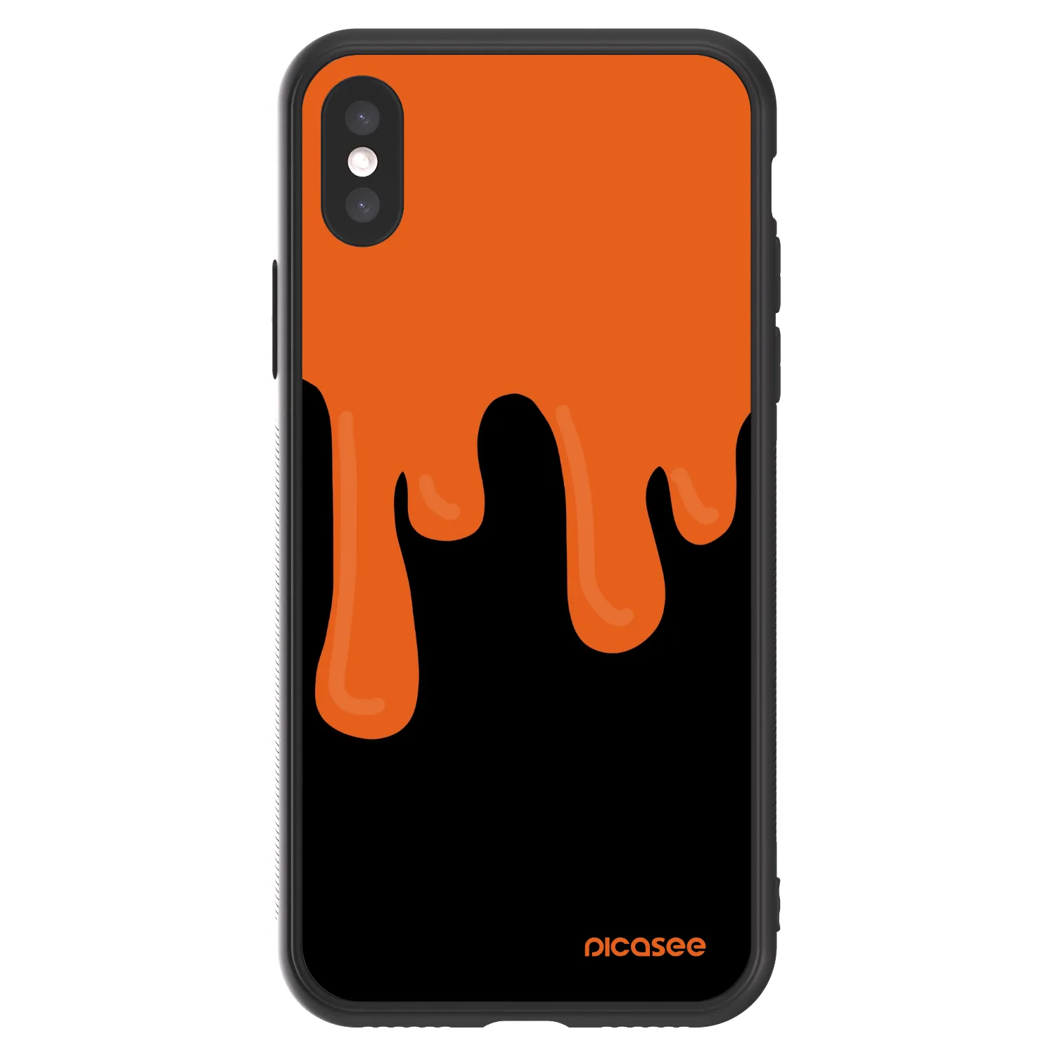 Picasee ULTIMATE CASE για Apple iPhone X/XS - Orange spooky