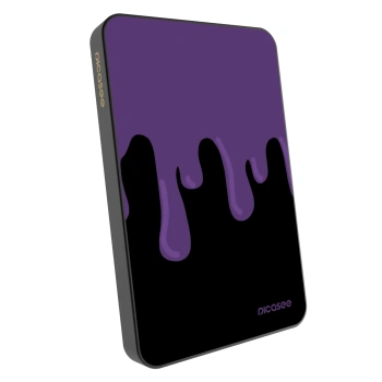 Powerbank με MagSafe 5 000 mAh Γκρί - Purple spooky