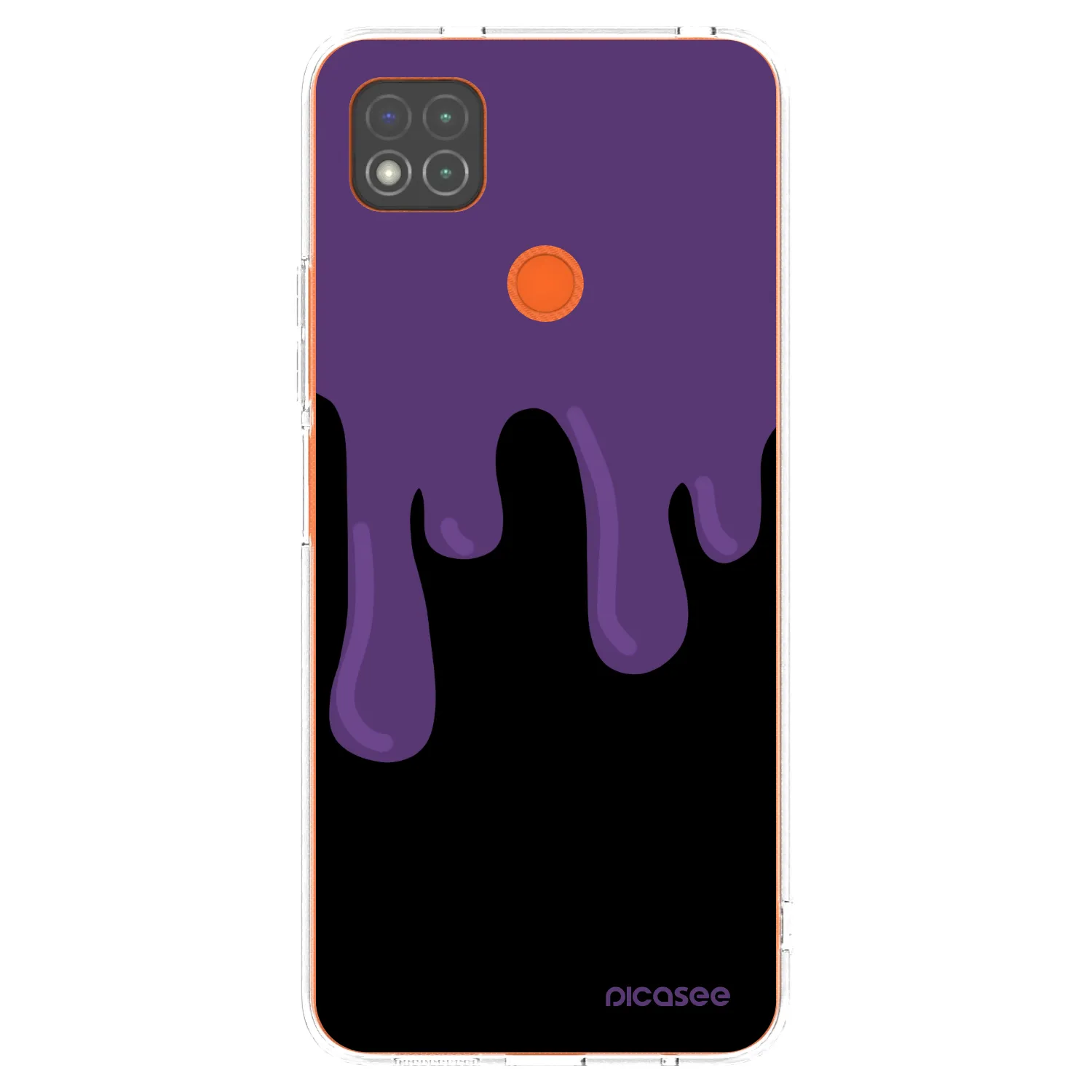 Picasee διαφανής θήκη σιλικόνης Xiaomi Redmi 9C - Purple spooky