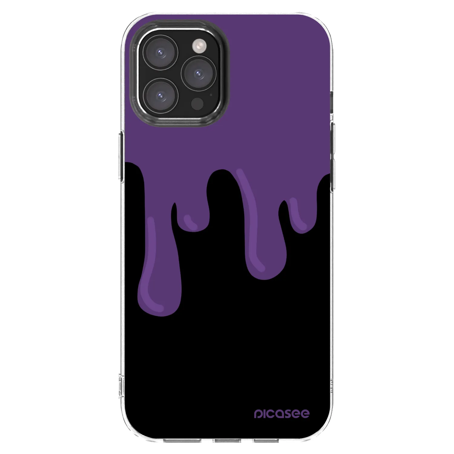 Picasee διαφανής θήκη σιλικόνης Apple iPhone 12 Pro Max - Purple spooky