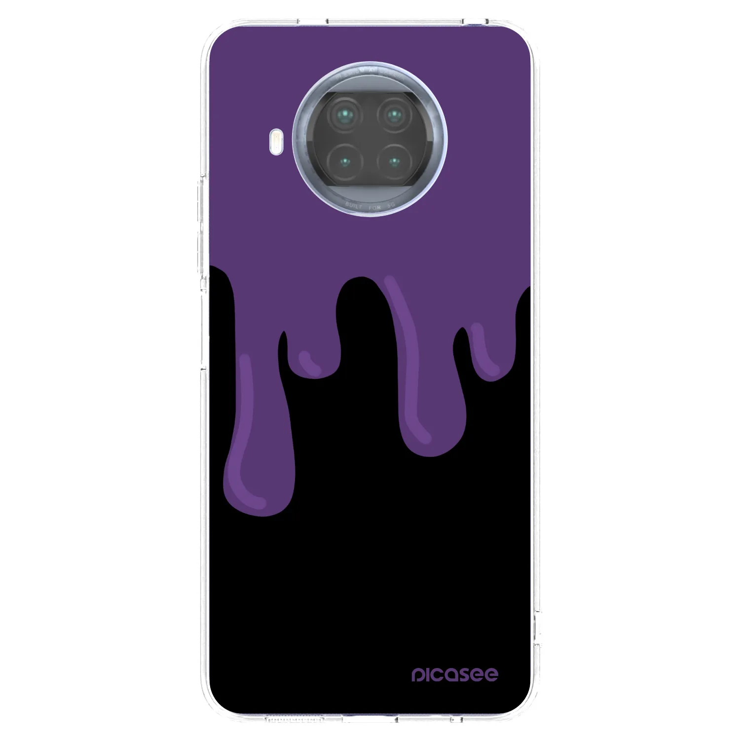 Picasee διαφανής θήκη σιλικόνης Xiaomi Mi 10T Lite - Purple spooky