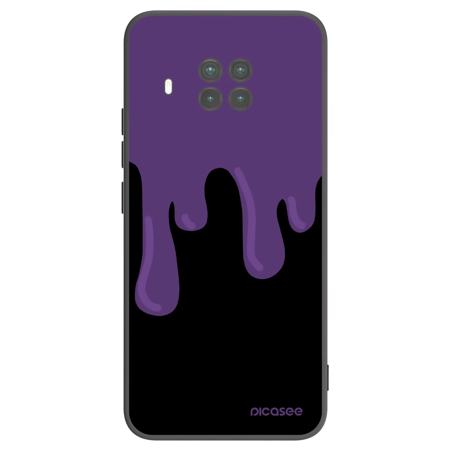 Picasee Μαύρη θήκη σιλικόνης για Xiaomi Mi 10T Lite - Purple spooky