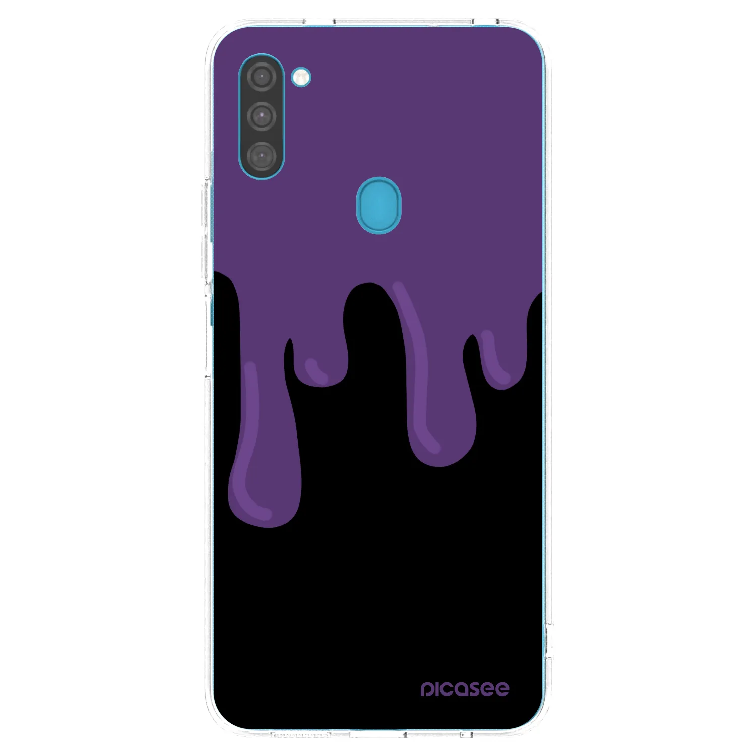 Picasee διαφανής θήκη σιλικόνης Samsung Galaxy M11 - Purple spooky