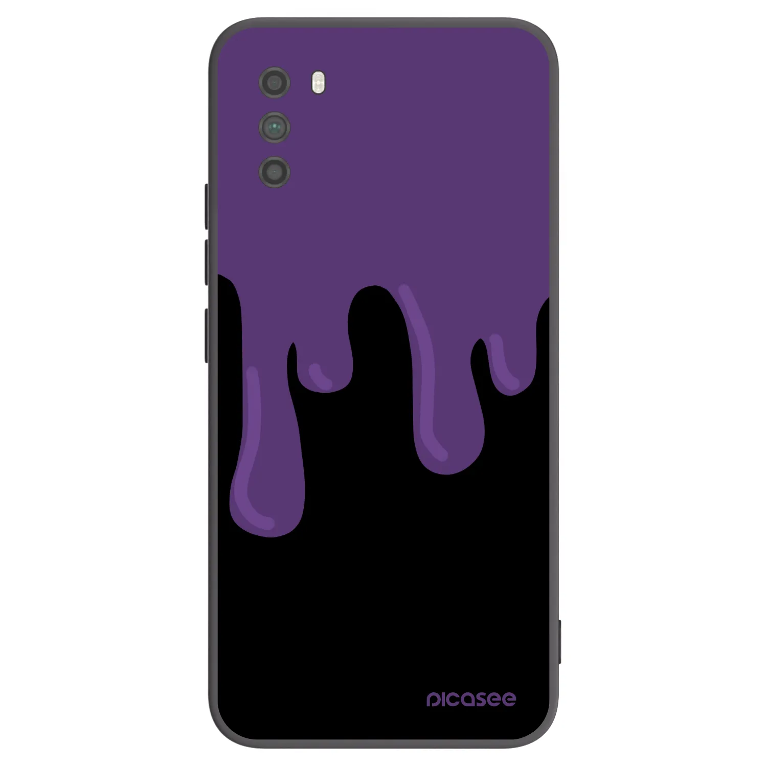 Picasee Μαύρη θήκη σιλικόνης για Xiaomi Poco M3 - Purple spooky