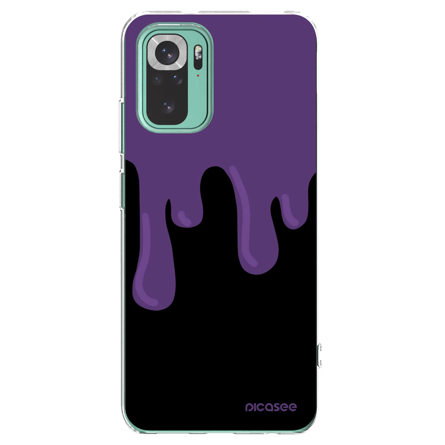 Picasee διαφανής θήκη σιλικόνης Xiaomi Redmi Note 10 Pro - Purple spooky