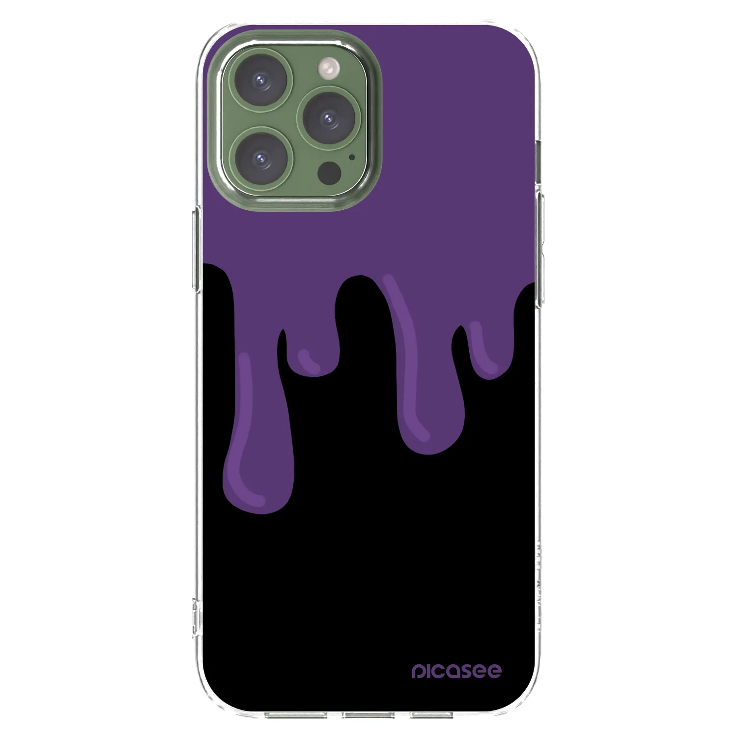 Picasee διαφανής θήκη σιλικόνης Apple iPhone 13 Pro Max - Purple spooky