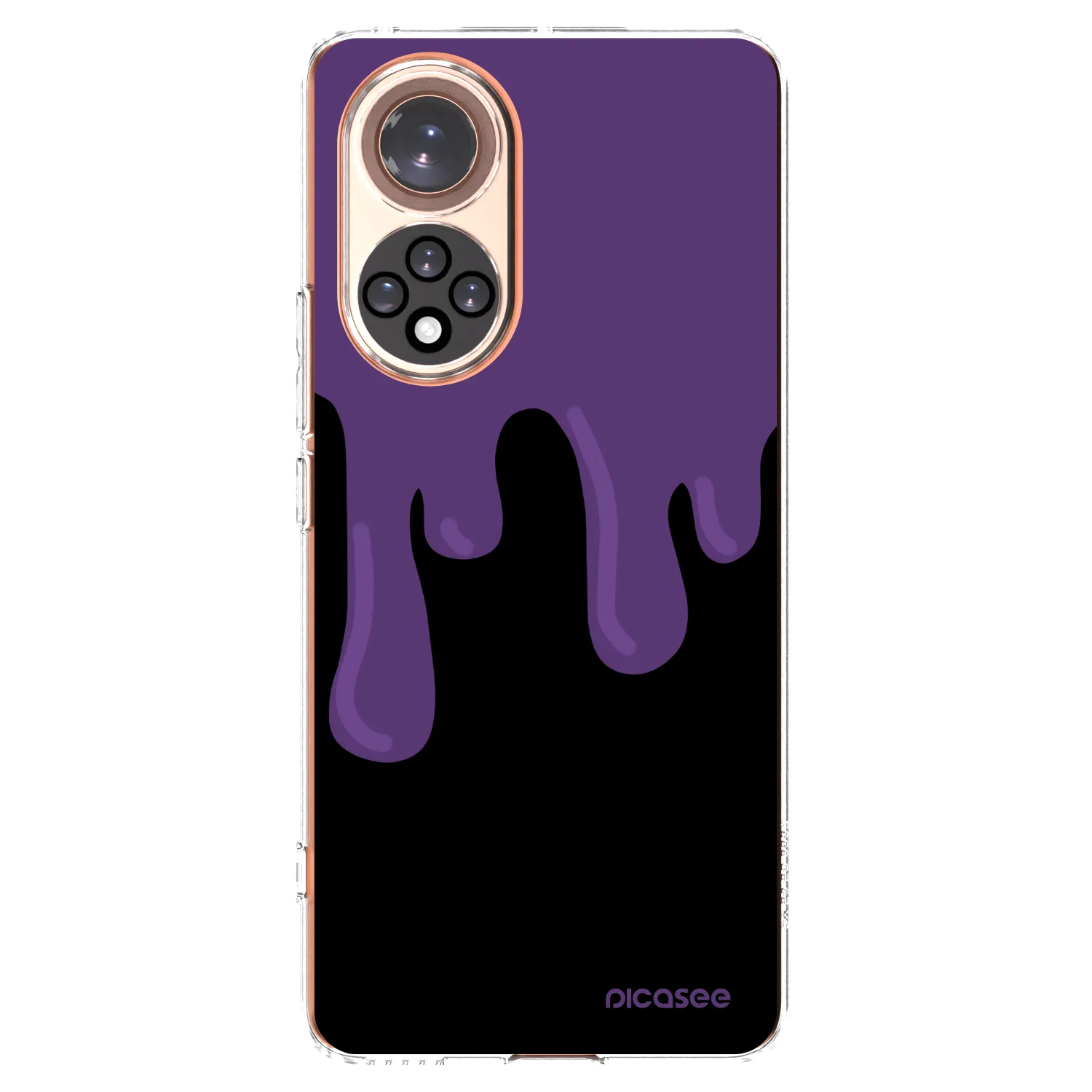 Picasee διαφανής θήκη σιλικόνης Huawei Nova 9 - Purple spooky