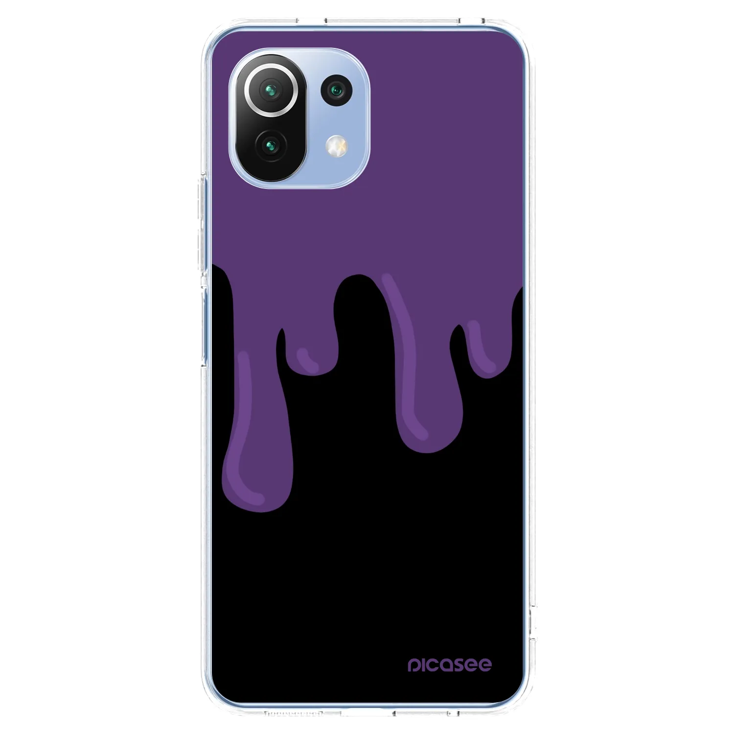 Picasee διαφανής θήκη σιλικόνης Xiaomi 11 Lite 5G NE - Purple spooky