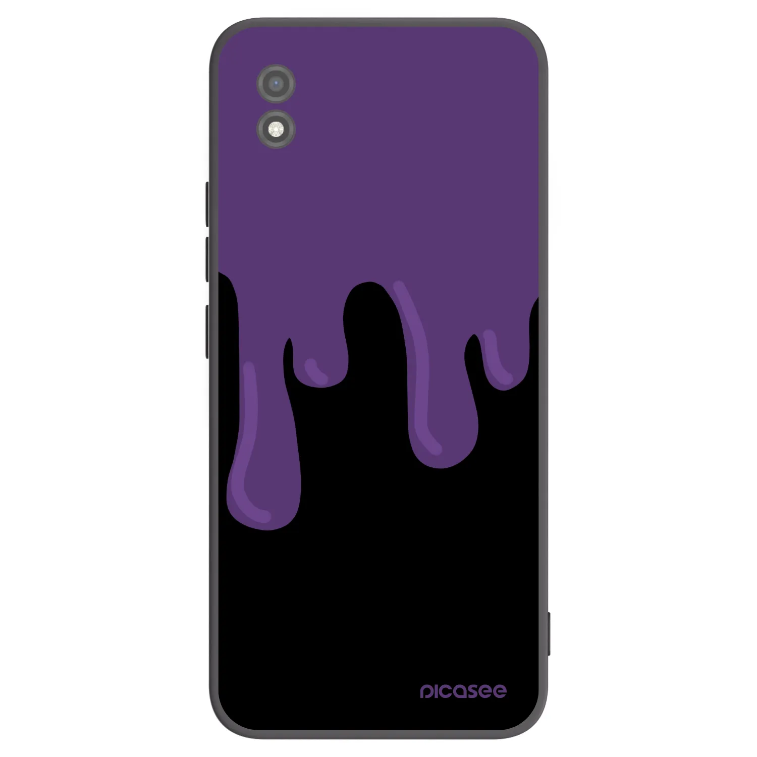 Picasee Μαύρη θήκη σιλικόνης για Realme C11 (2021) - Purple spooky