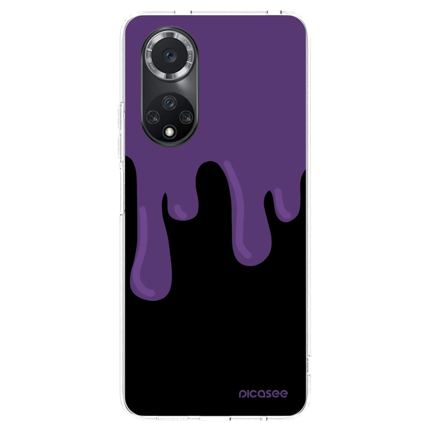 Picasee διαφανής θήκη σιλικόνης Huawei Nova 9 SE - Purple spooky
