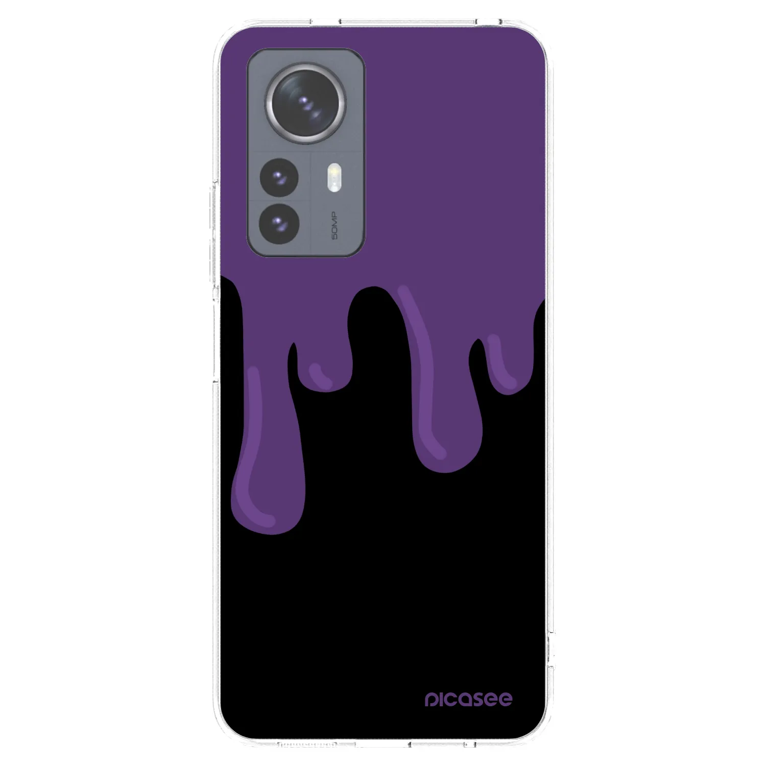 Picasee διαφανής θήκη σιλικόνης Xiaomi 12 Pro - Purple spooky