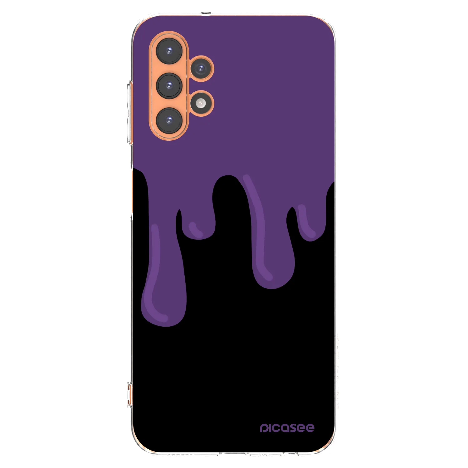 Picasee διαφανής θήκη σιλικόνης Samsung Galaxy A13 4G A135 - Purple spooky
