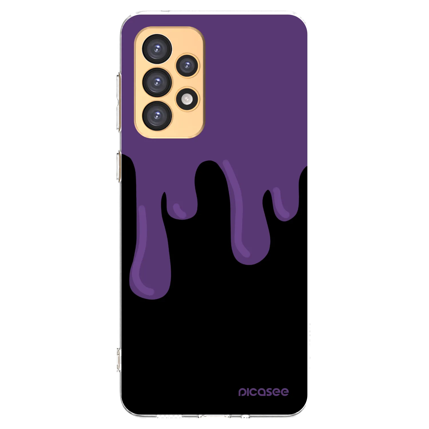 Picasee διαφανής θήκη σιλικόνης Samsung Galaxy A33 5G A336 - Purple spooky