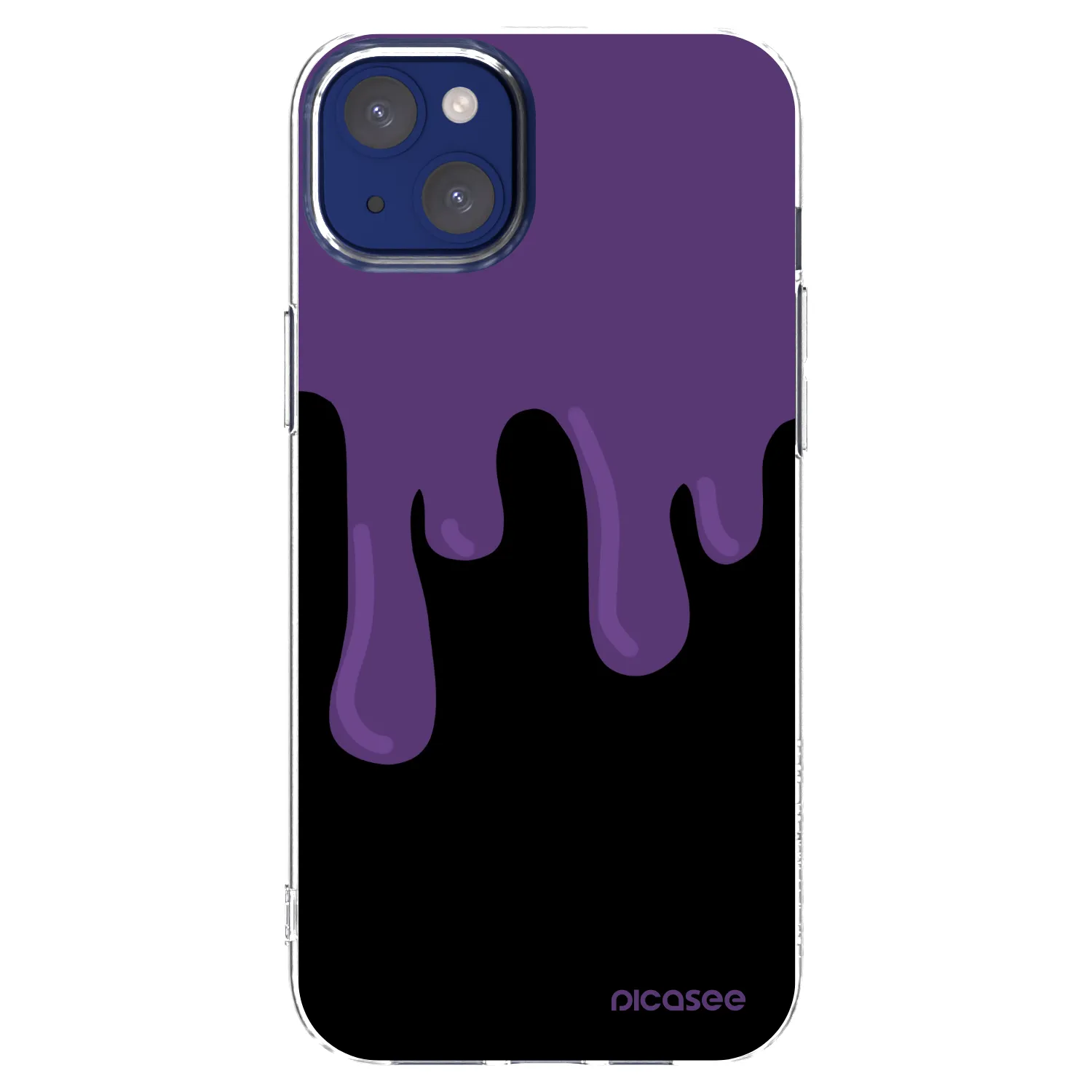 Picasee διαφανής θήκη σιλικόνης Apple iPhone 14 Plus - Purple spooky