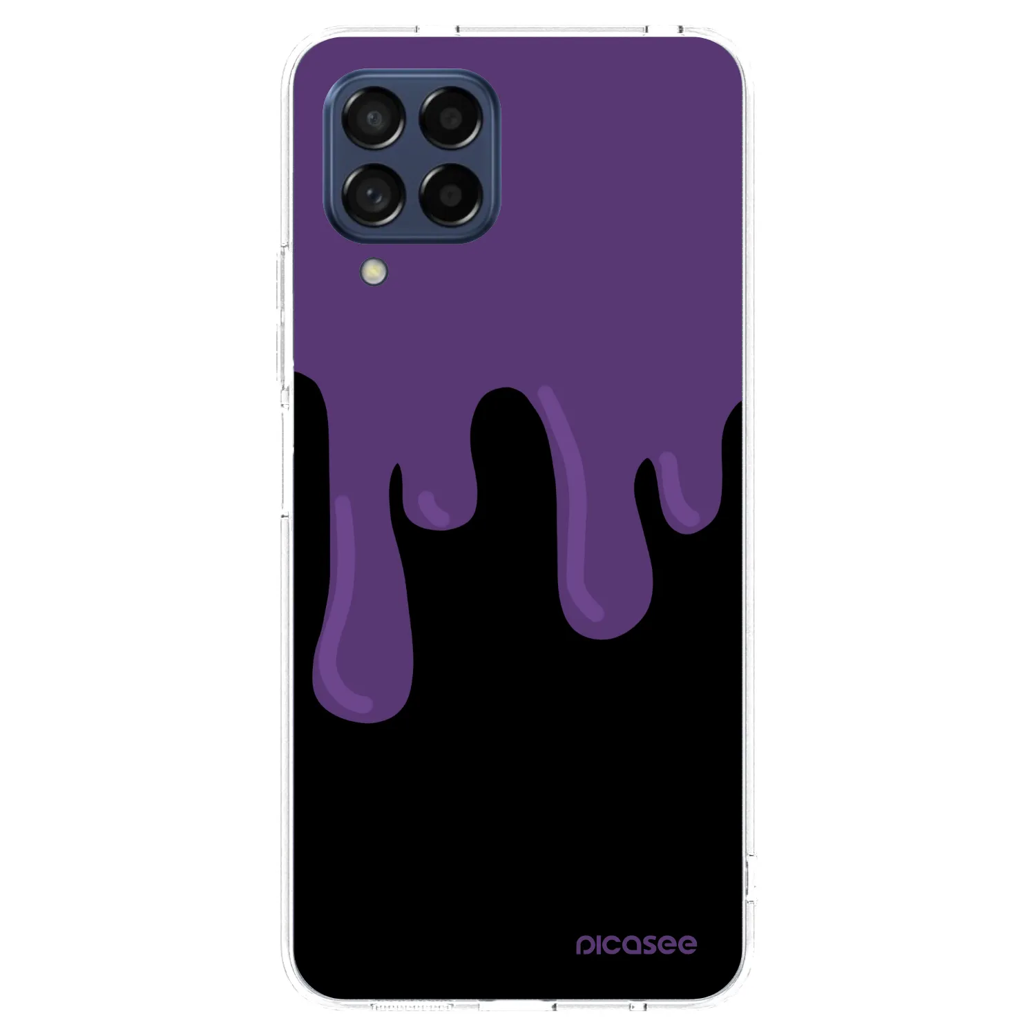 Picasee διαφανής θήκη σιλικόνης Samsung Galaxy M53 5G - Purple spooky