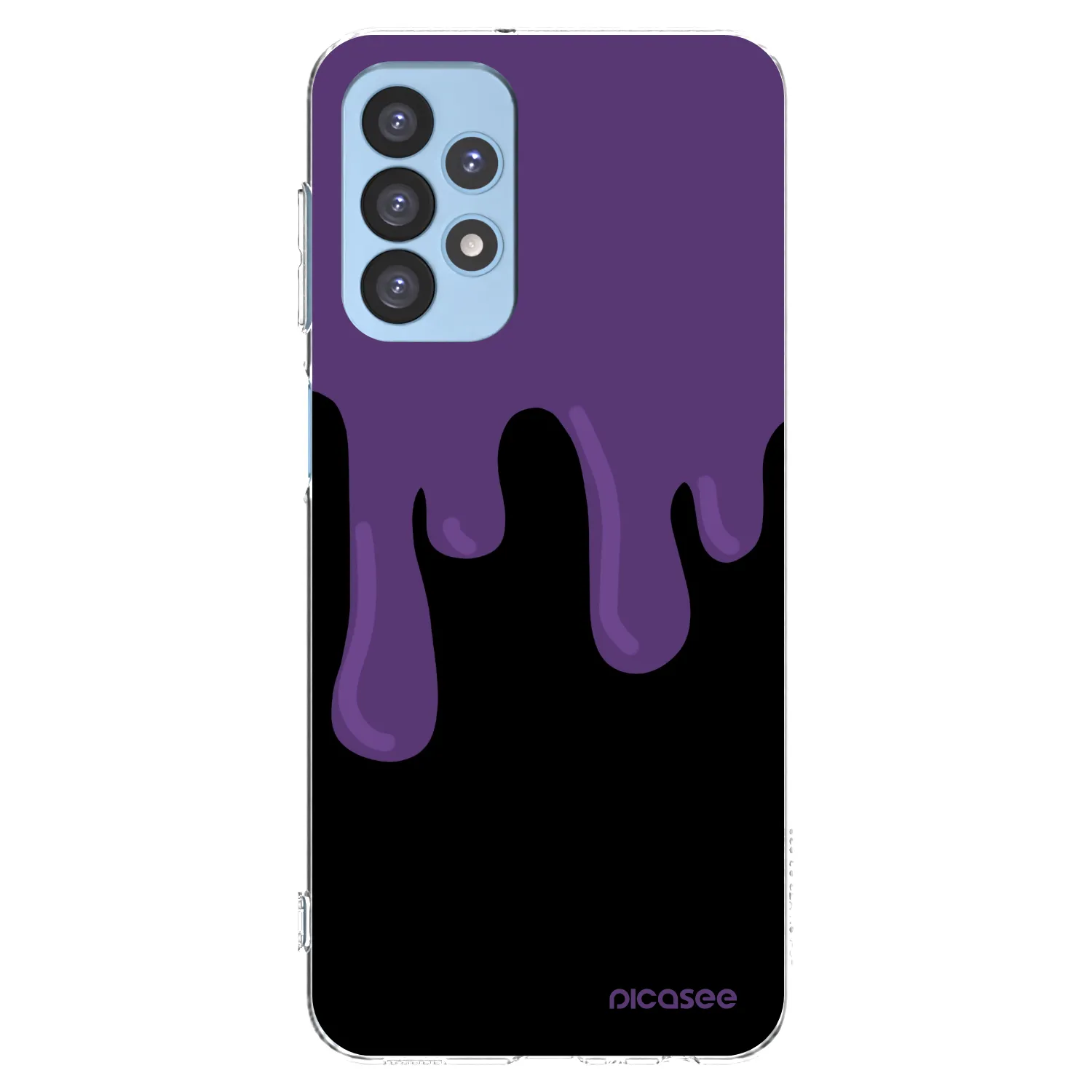 Picasee διαφανής θήκη σιλικόνης Samsung Galaxy A23 A235F 4G - Purple spooky