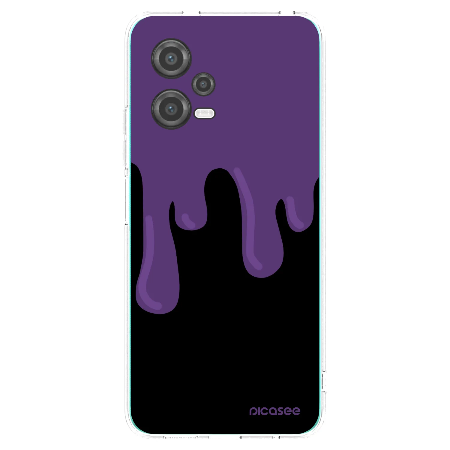 Picasee διαφανής θήκη σιλικόνης Xiaomi Poco X5 - Purple spooky