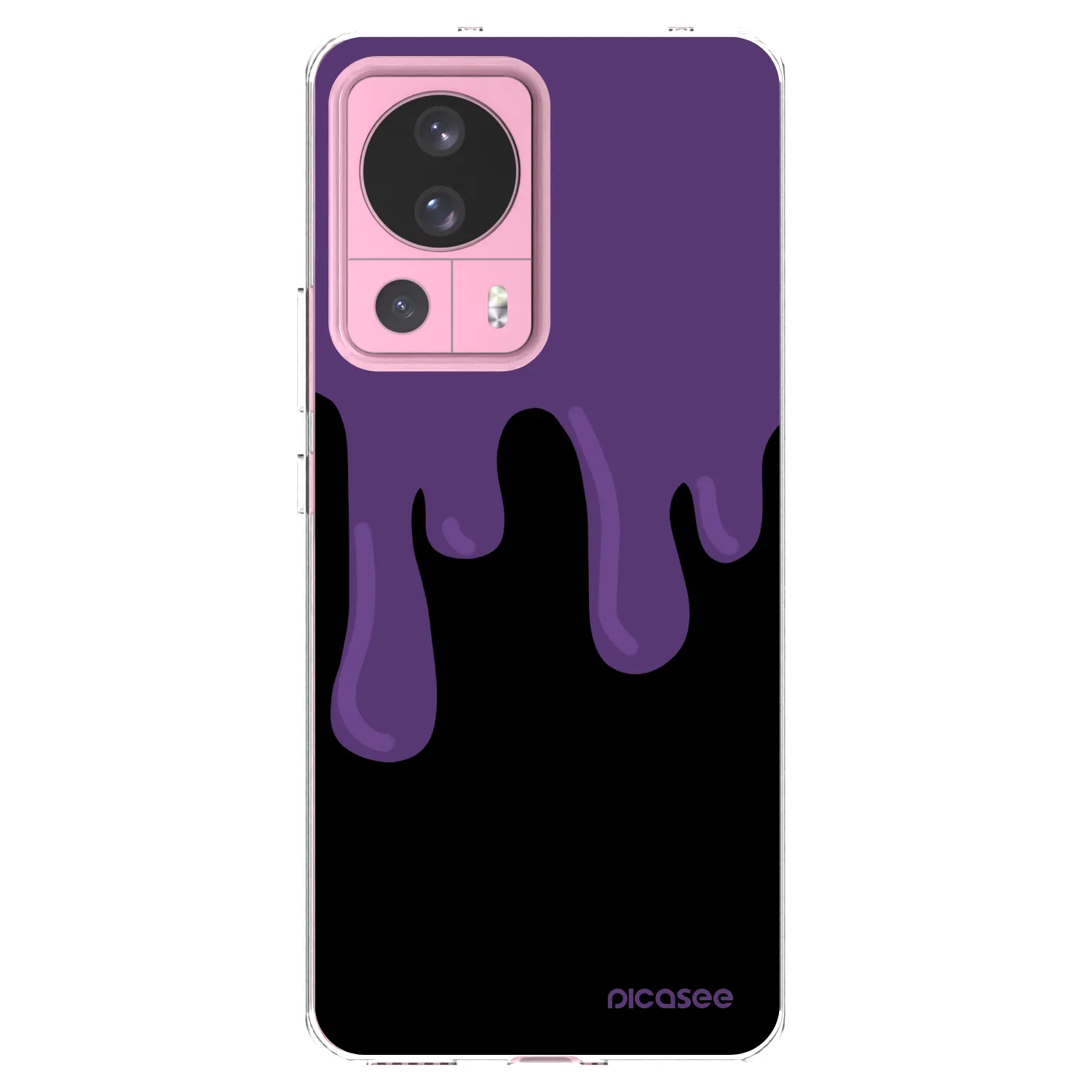 Picasee διαφανής θήκη σιλικόνης Xiaomi 13 Lite - Purple spooky