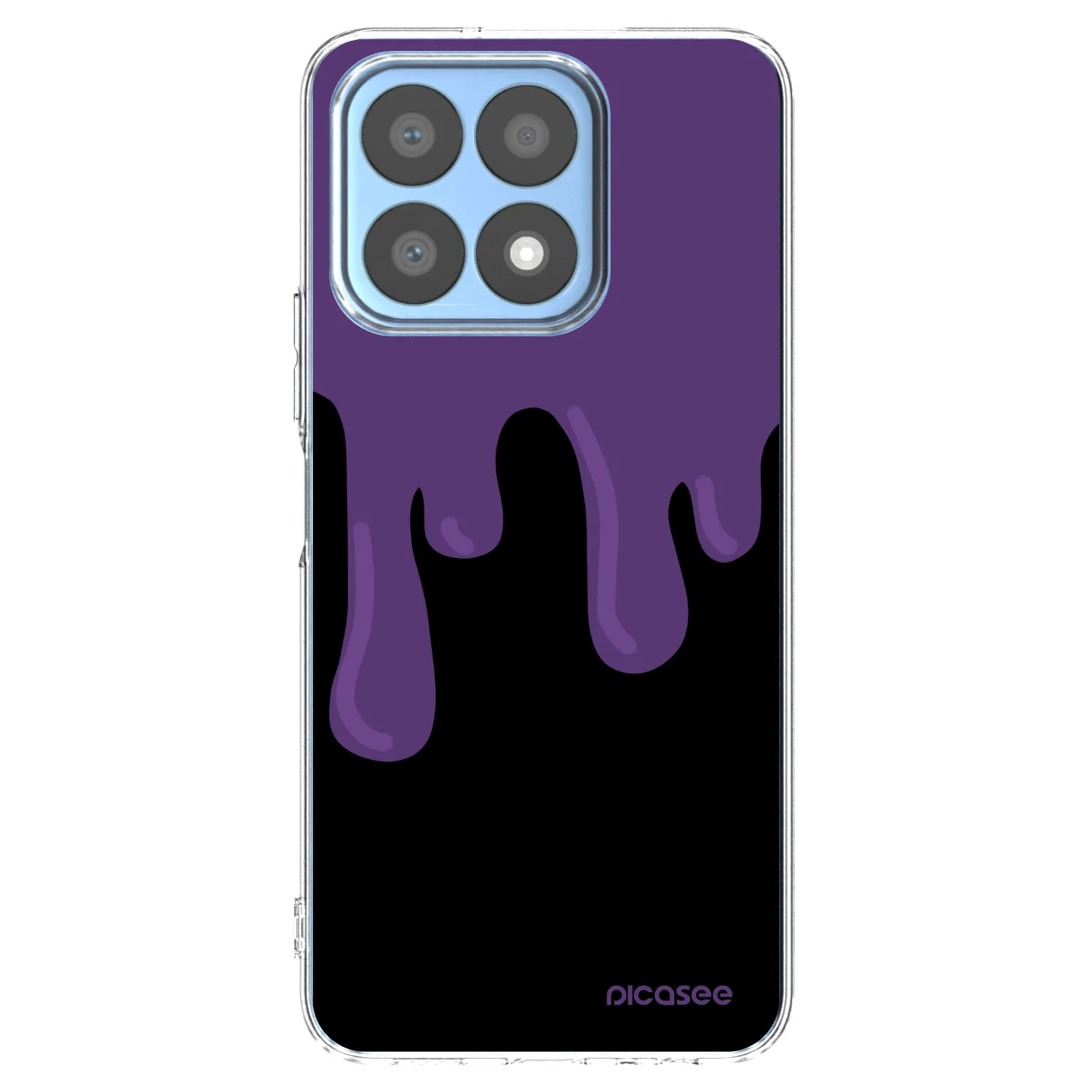 Picasee διαφανής θήκη σιλικόνης Honor X8a - Purple spooky