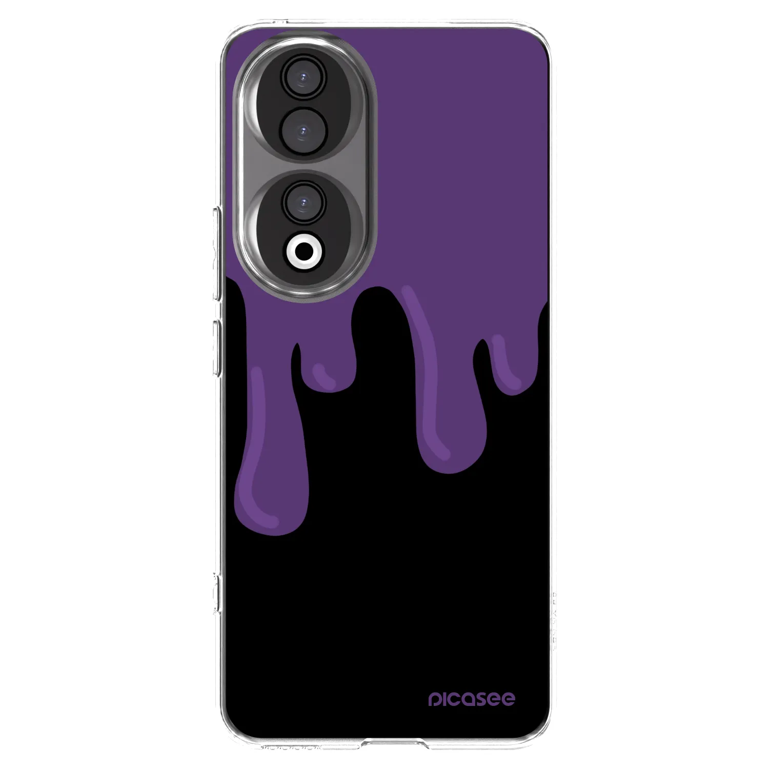 Picasee διαφανής θήκη σιλικόνης Honor 90 5G - Purple spooky