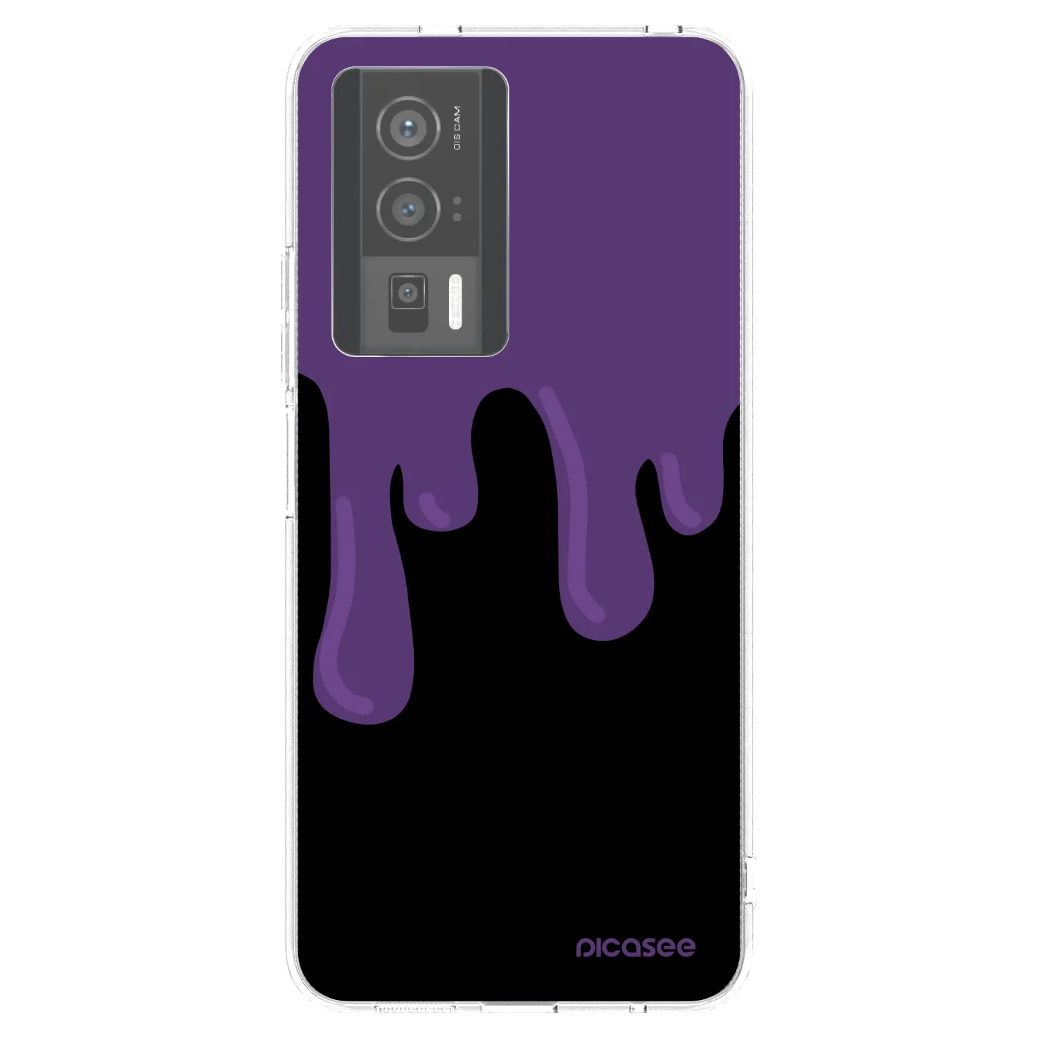 Picasee διαφανής θήκη σιλικόνης Xiaomi Poco F5 Pro 5G - Purple spooky