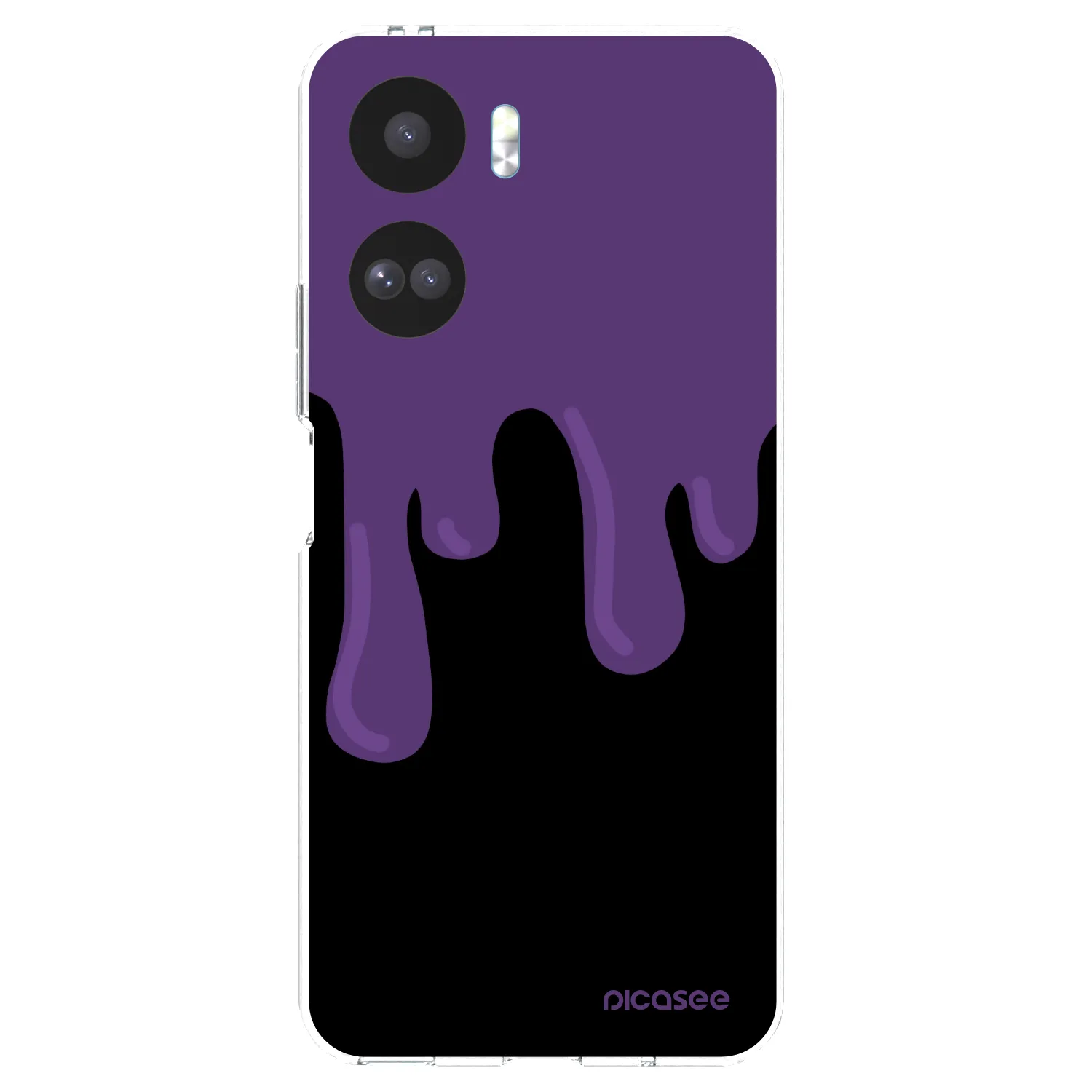 Picasee διαφανής θήκη σιλικόνης Honor 90 Lite 5G - Purple spooky