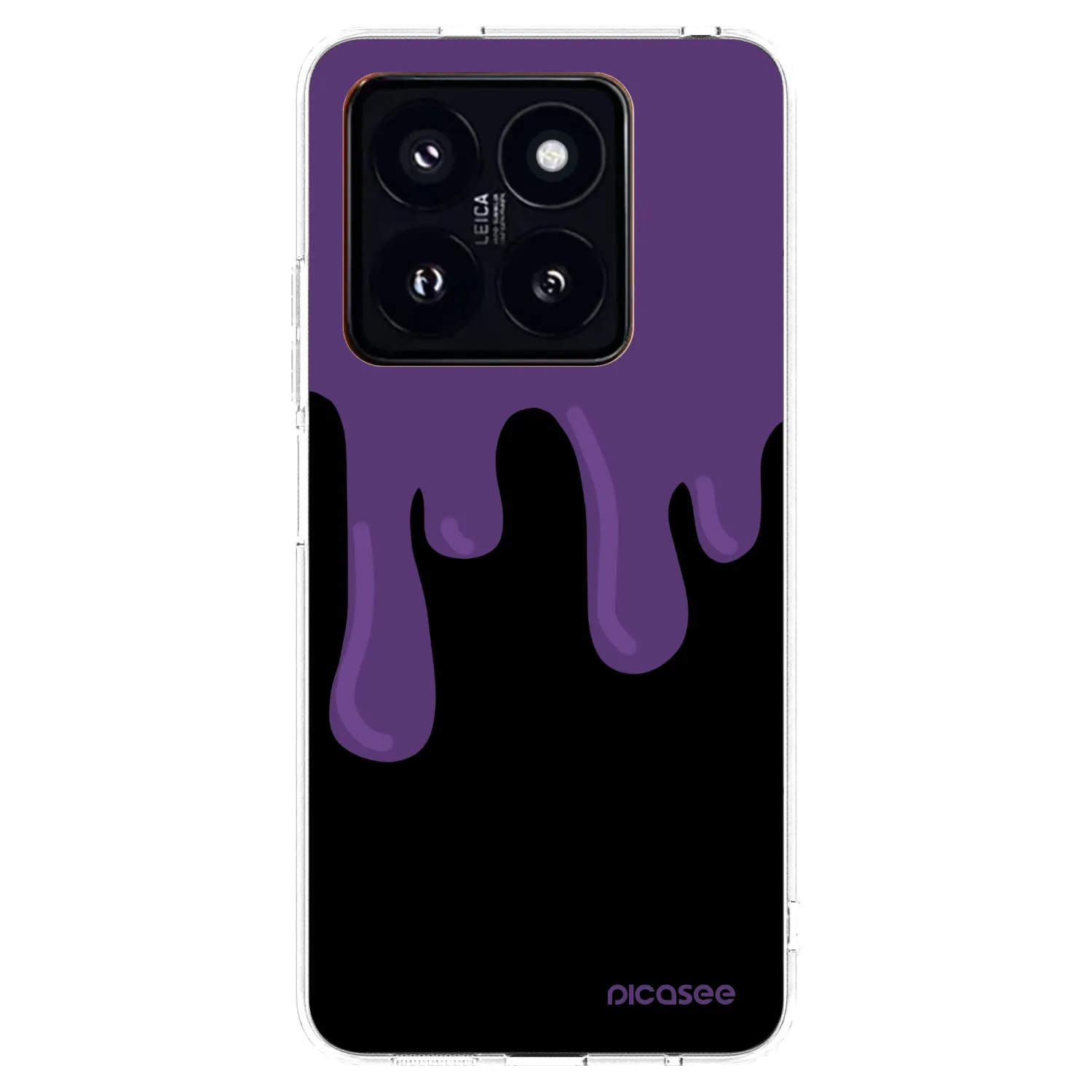 Picasee διαφανής θήκη σιλικόνης Xiaomi 14 Pro - Purple spooky
