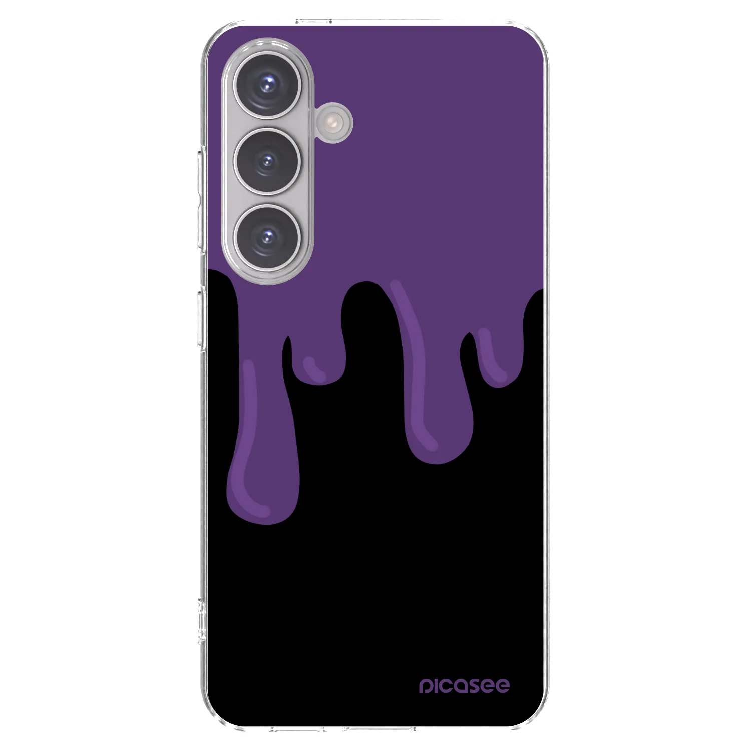 Picasee διαφανής θήκη σιλικόνης Samsung Galaxy S24 S921B 5G - Purple spooky