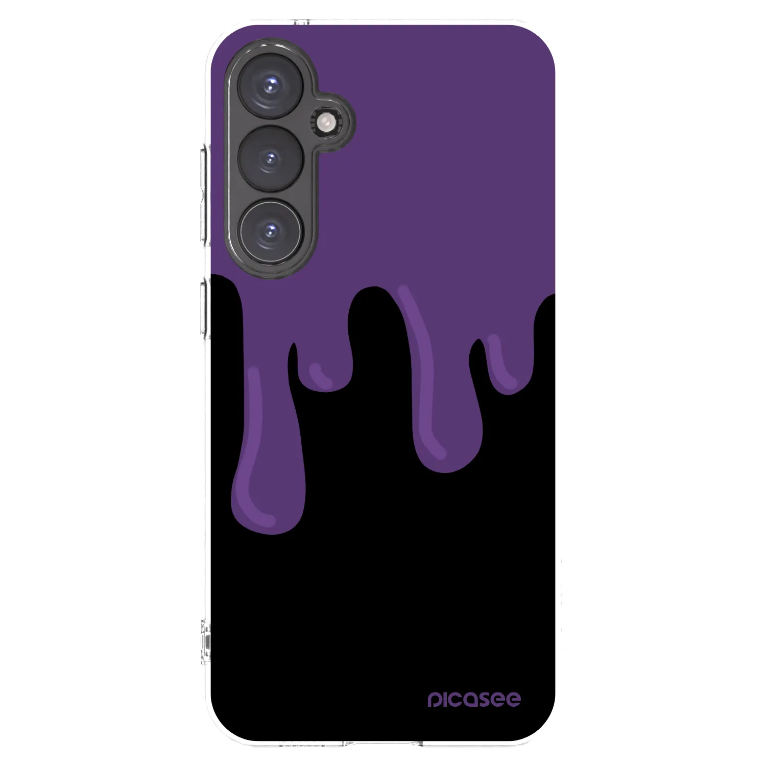 Picasee διαφανής θήκη σιλικόνης Samsung Galaxy S23 FE S711B - Purple spooky