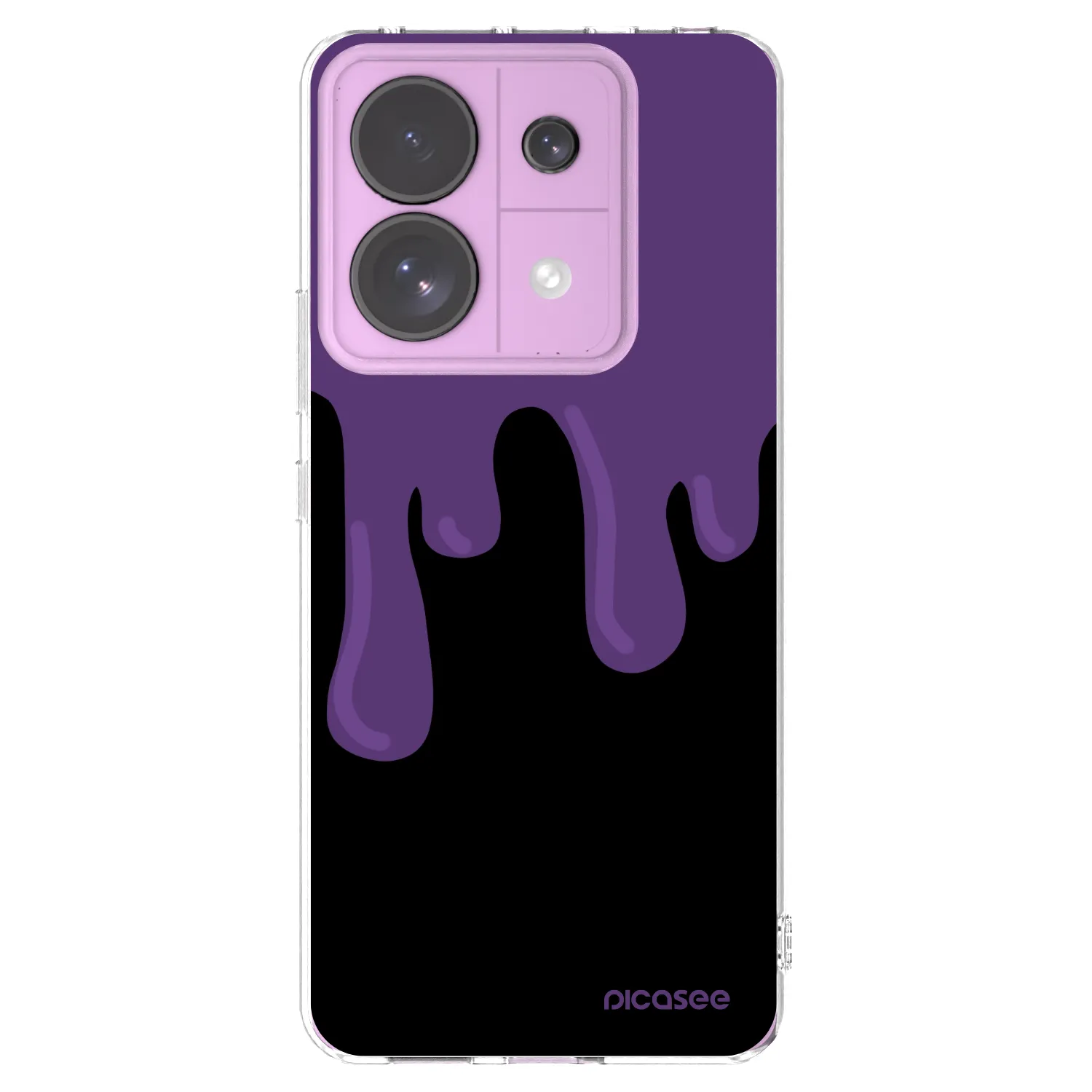 Picasee διαφανής θήκη σιλικόνης Xiaomi Redmi Note 13 Pro 5G - Purple spooky