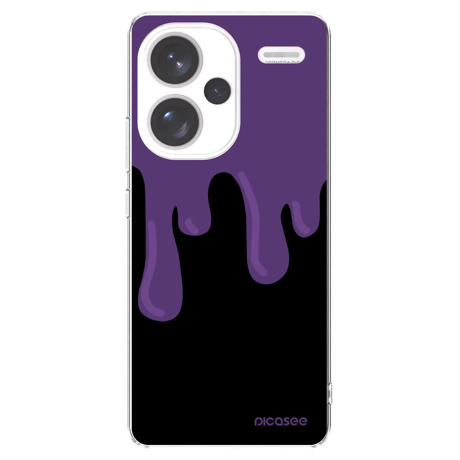 Picasee διαφανής θήκη σιλικόνης Xiaomi Redmi Note 13 Pro+ 5G - Purple spooky