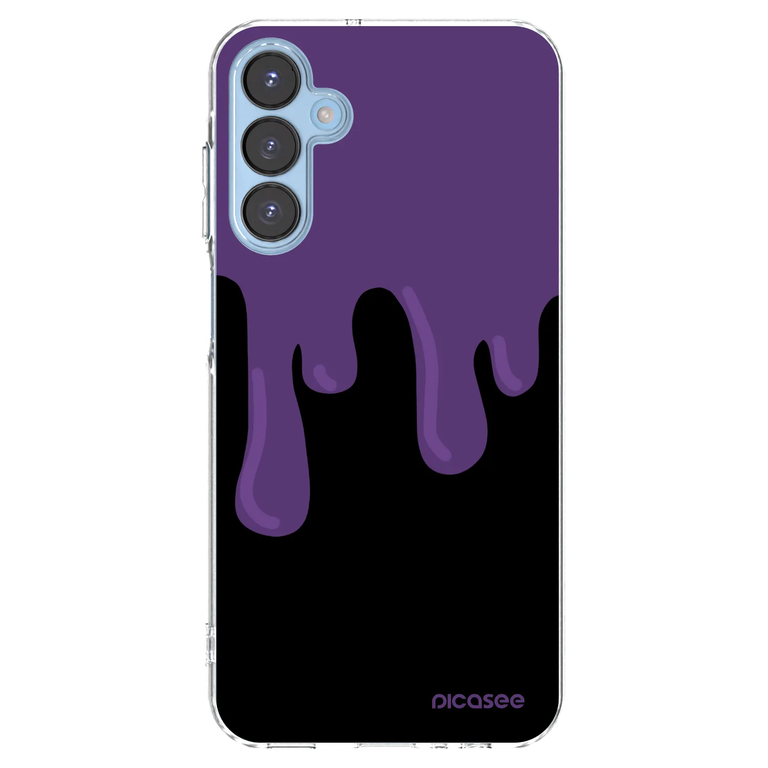 Picasee διαφανής θήκη σιλικόνης Samsung Galaxy A15 A156B 5G - Purple spooky