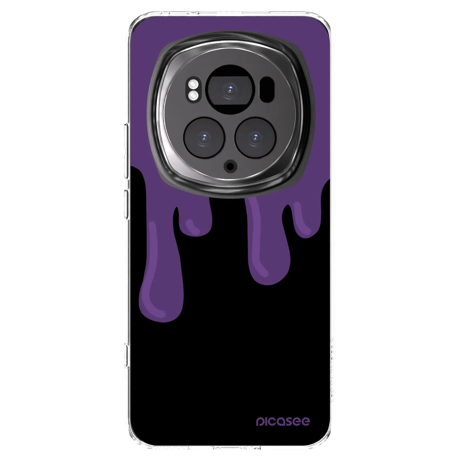 Picasee διαφανής θήκη σιλικόνης Honor Magic6 Pro - Purple spooky