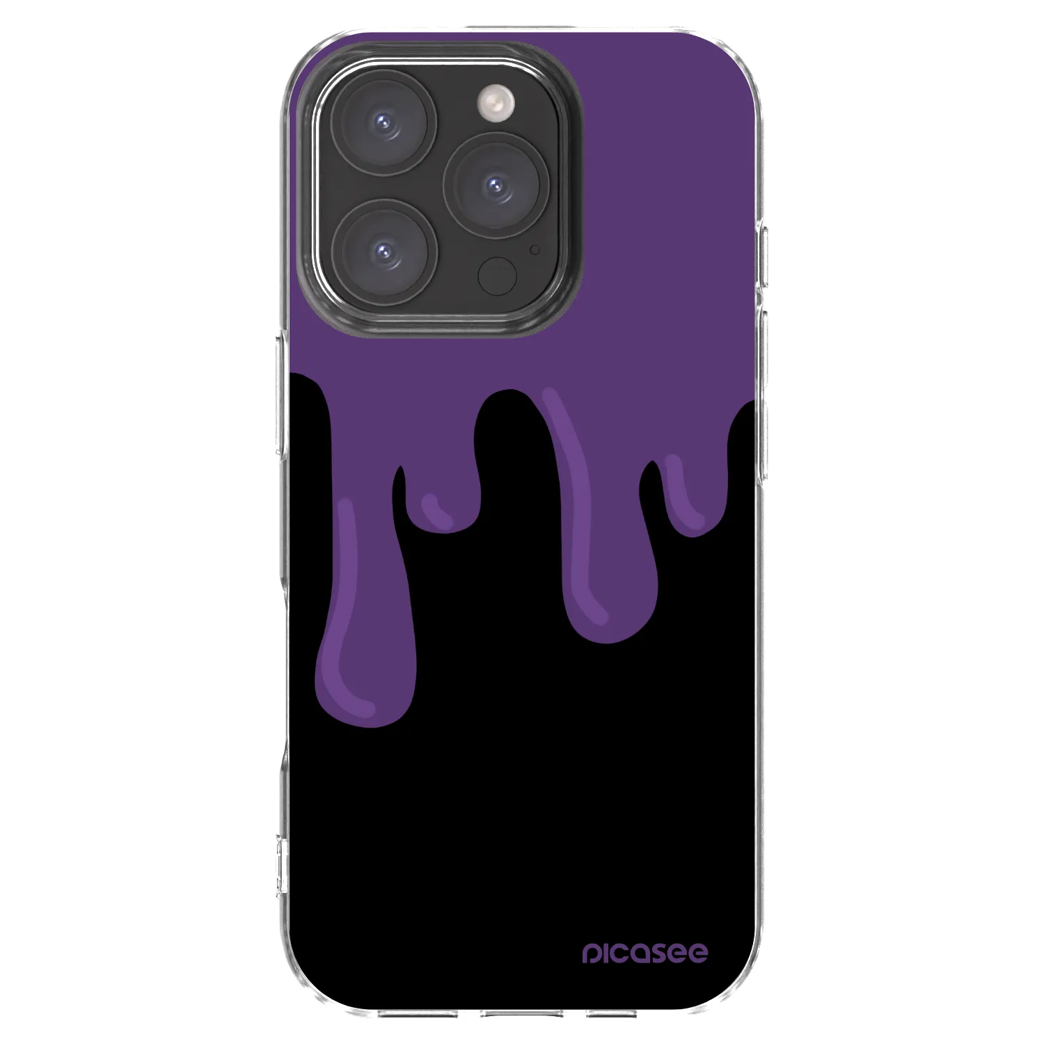Picasee διαφανής θήκη σιλικόνης Apple iPhone 16 Pro - Purple spooky