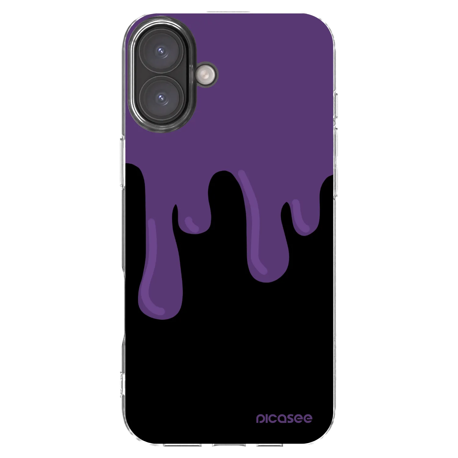 Picasee διαφανής θήκη σιλικόνης Apple iPhone 16 Plus - Purple spooky