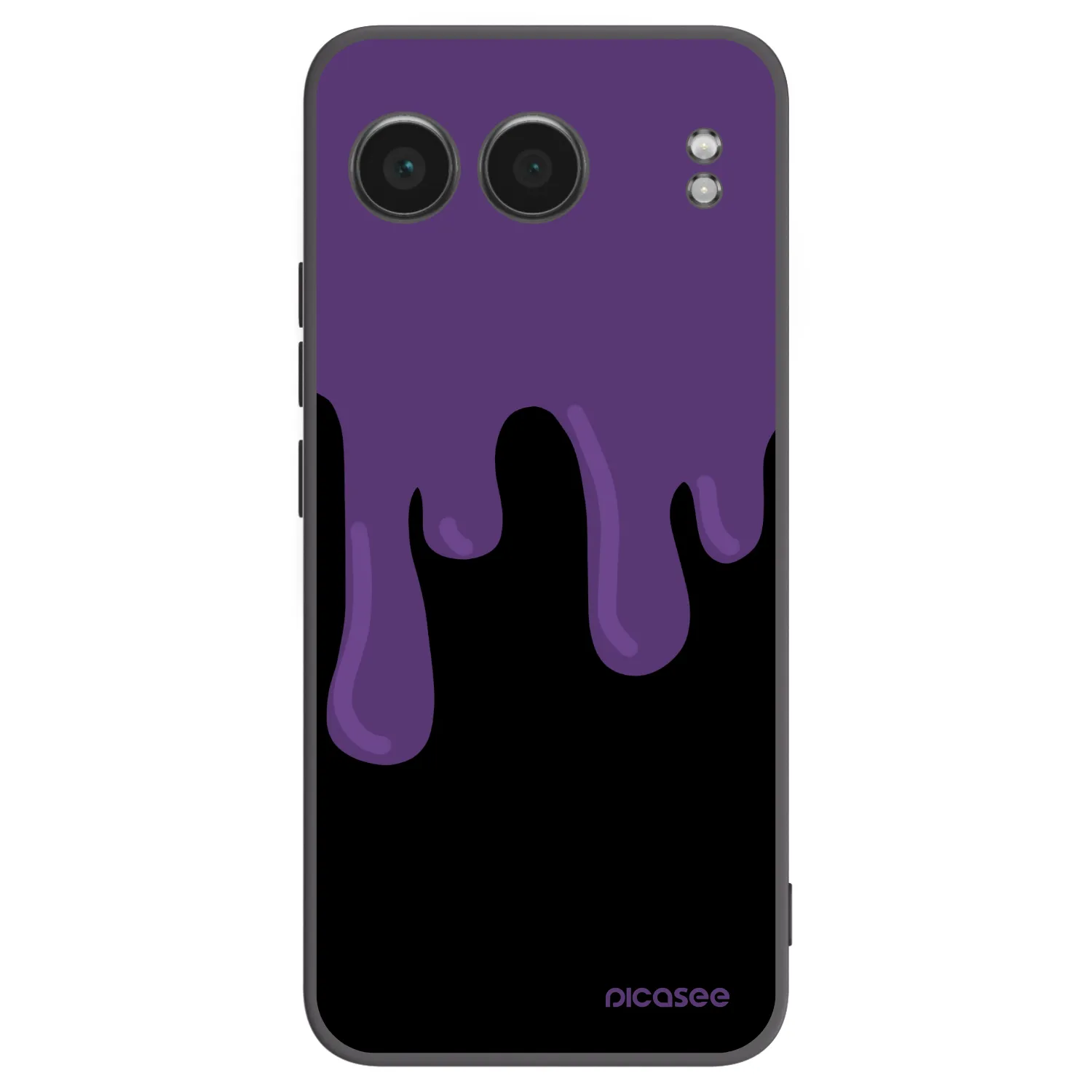 Picasee Μαύρη θήκη σιλικόνης για OnePlus Nord 4 - Purple spooky