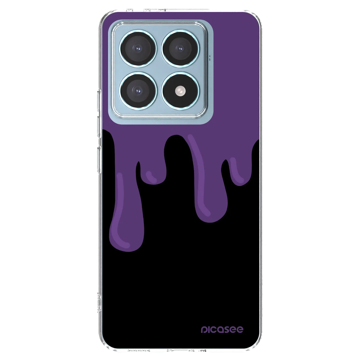 Picasee διαφανής θήκη σιλικόνης Xiaomi 14T Pro - Purple spooky