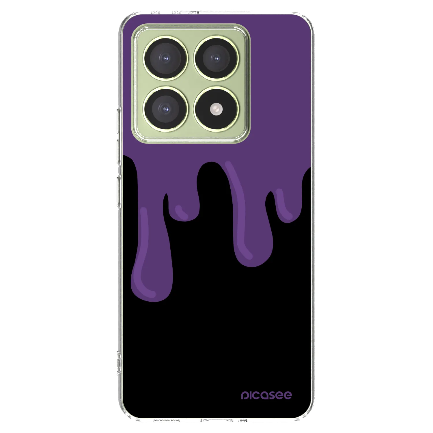 Picasee διαφανής θήκη σιλικόνης Xiaomi 14T - Purple spooky
