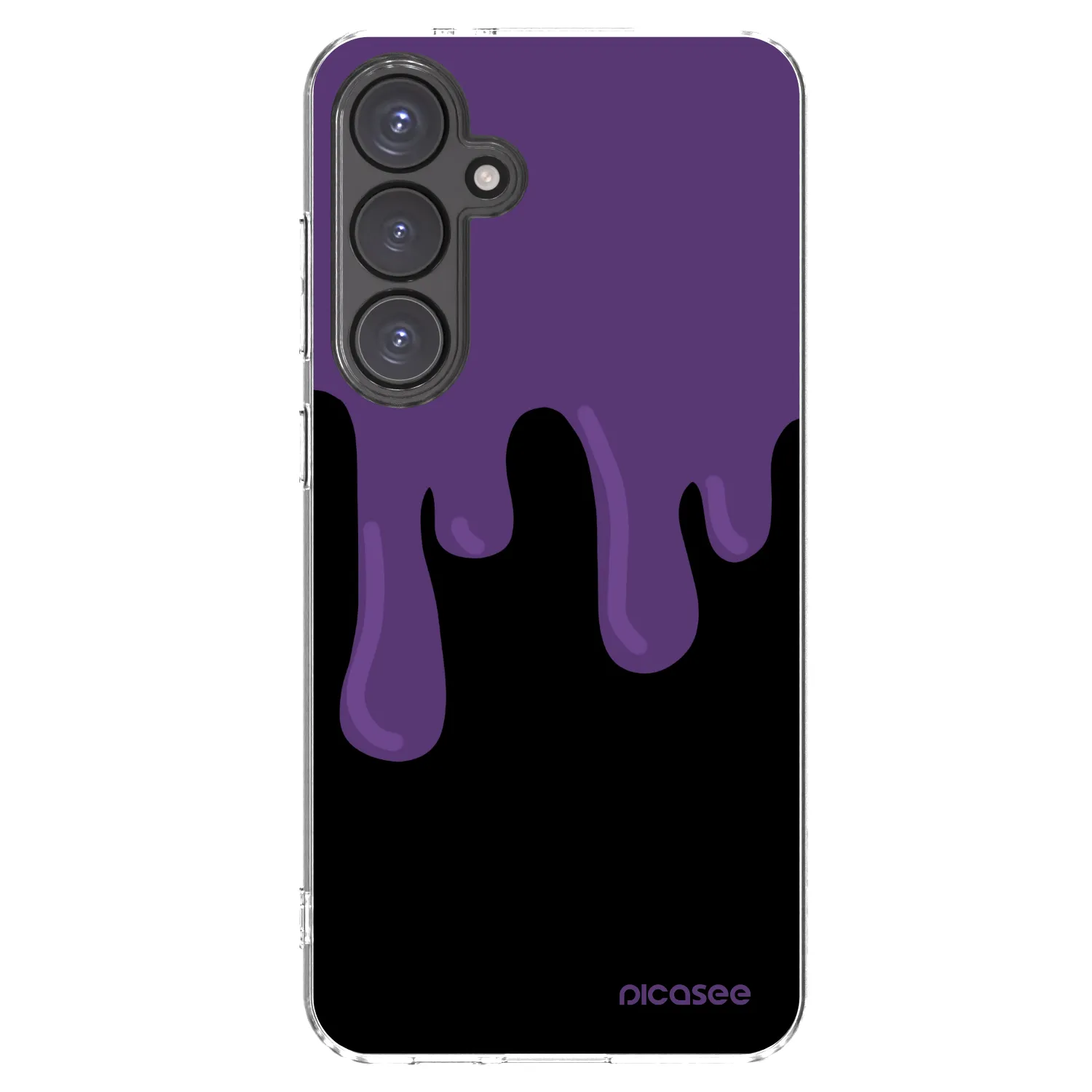 Picasee διαφανής θήκη σιλικόνης Samsung Galaxy S24 FE S721B - Purple spooky
