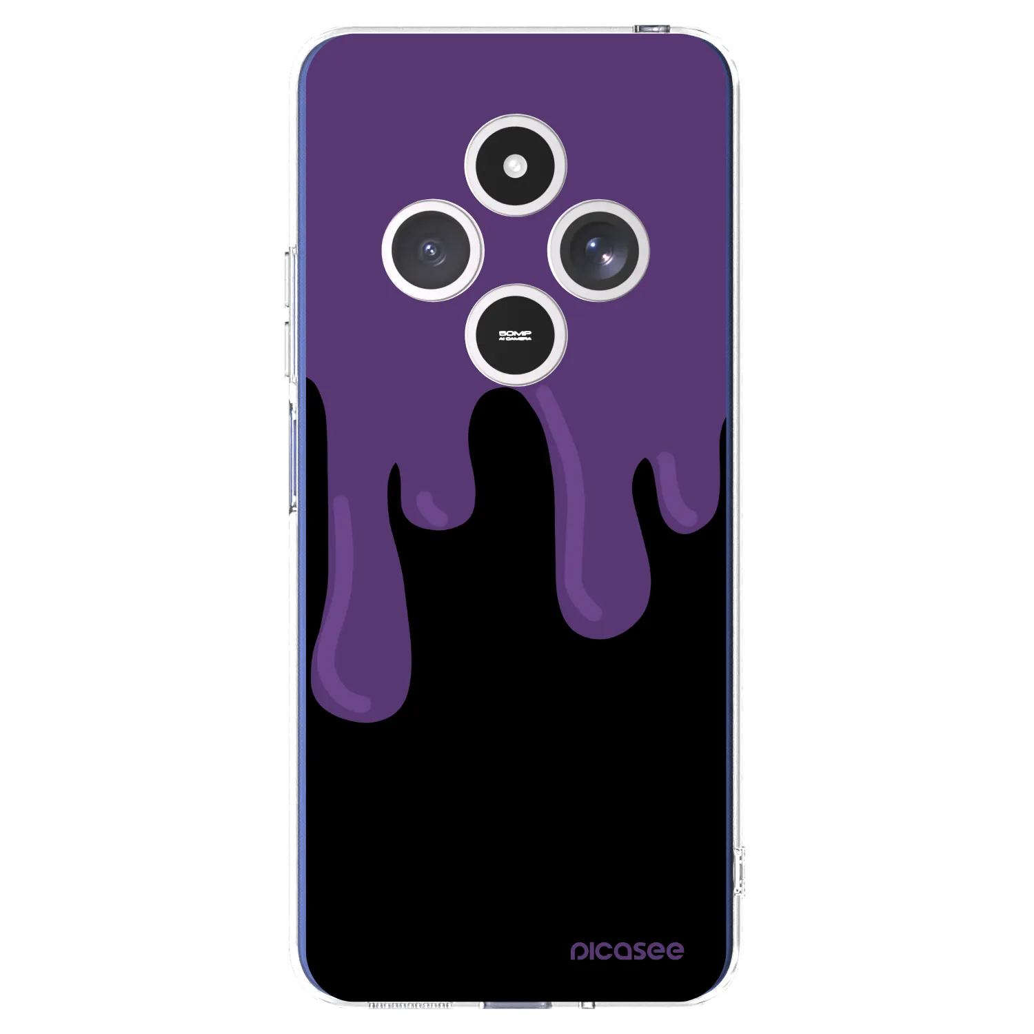 Picasee διαφανής θήκη σιλικόνης Xiaomi Redmi 14C - Purple spooky