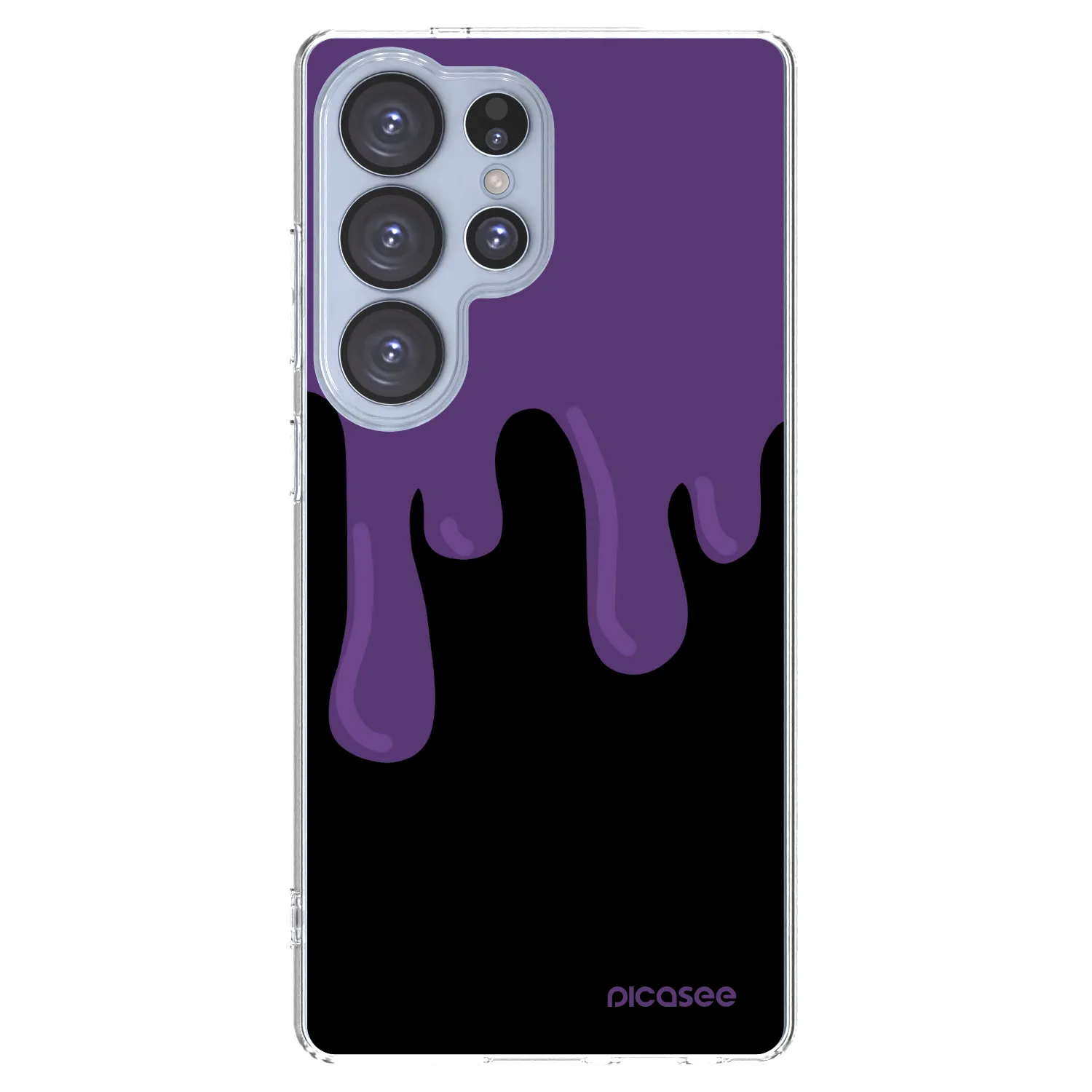 Picasee διαφανής θήκη σιλικόνης Samsung Galaxy S25 Ultra 5G - Purple spooky