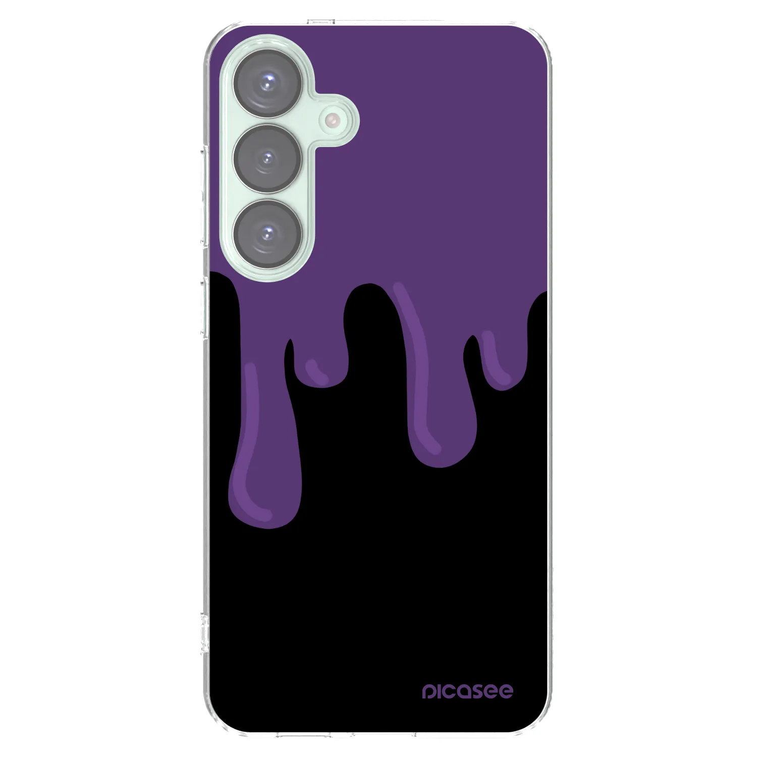 Picasee διαφανής θήκη σιλικόνης Samsung Galaxy S25+ 5G - Purple spooky