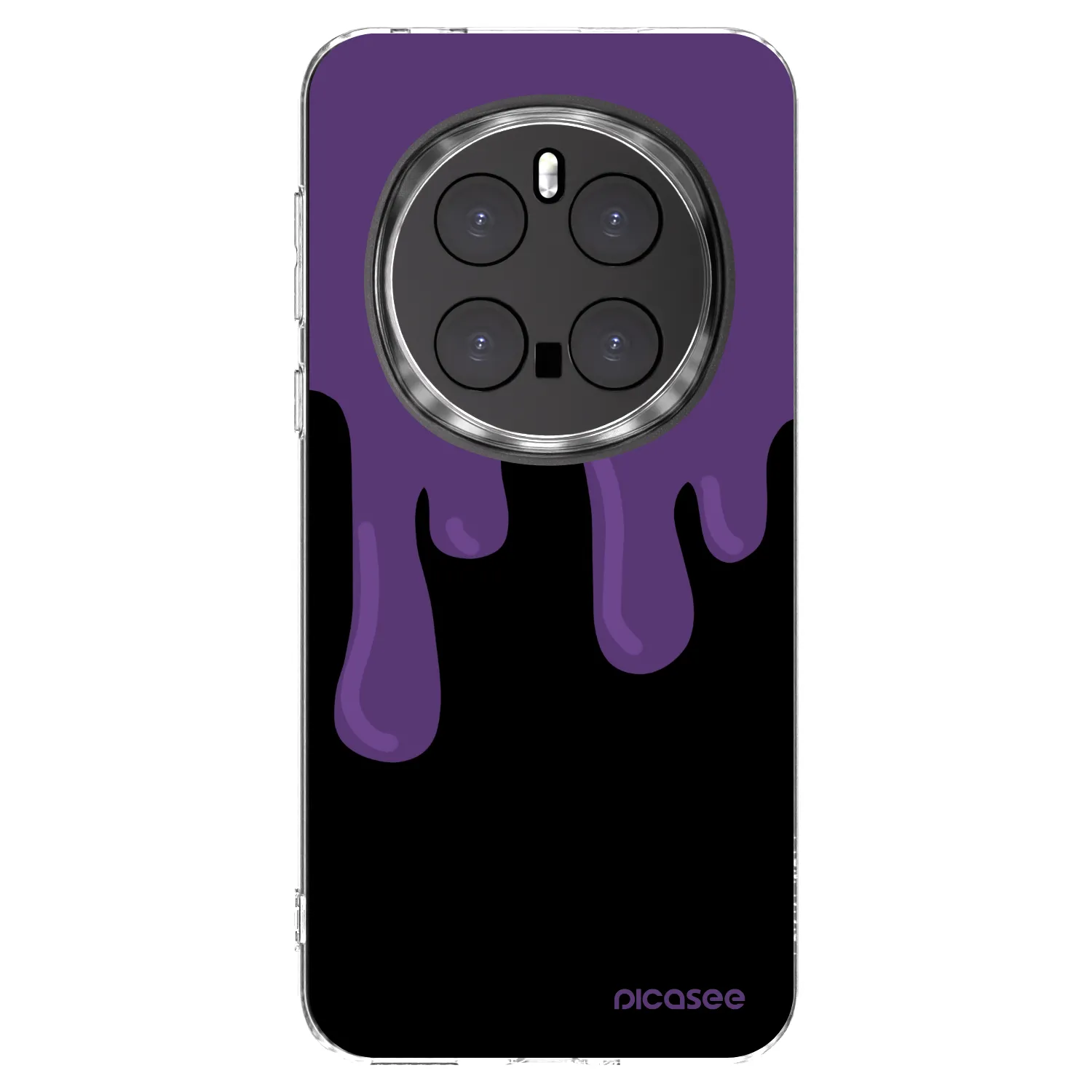 Picasee διαφανής θήκη σιλικόνης Honor Magic7 Pro 5G - Purple spooky
