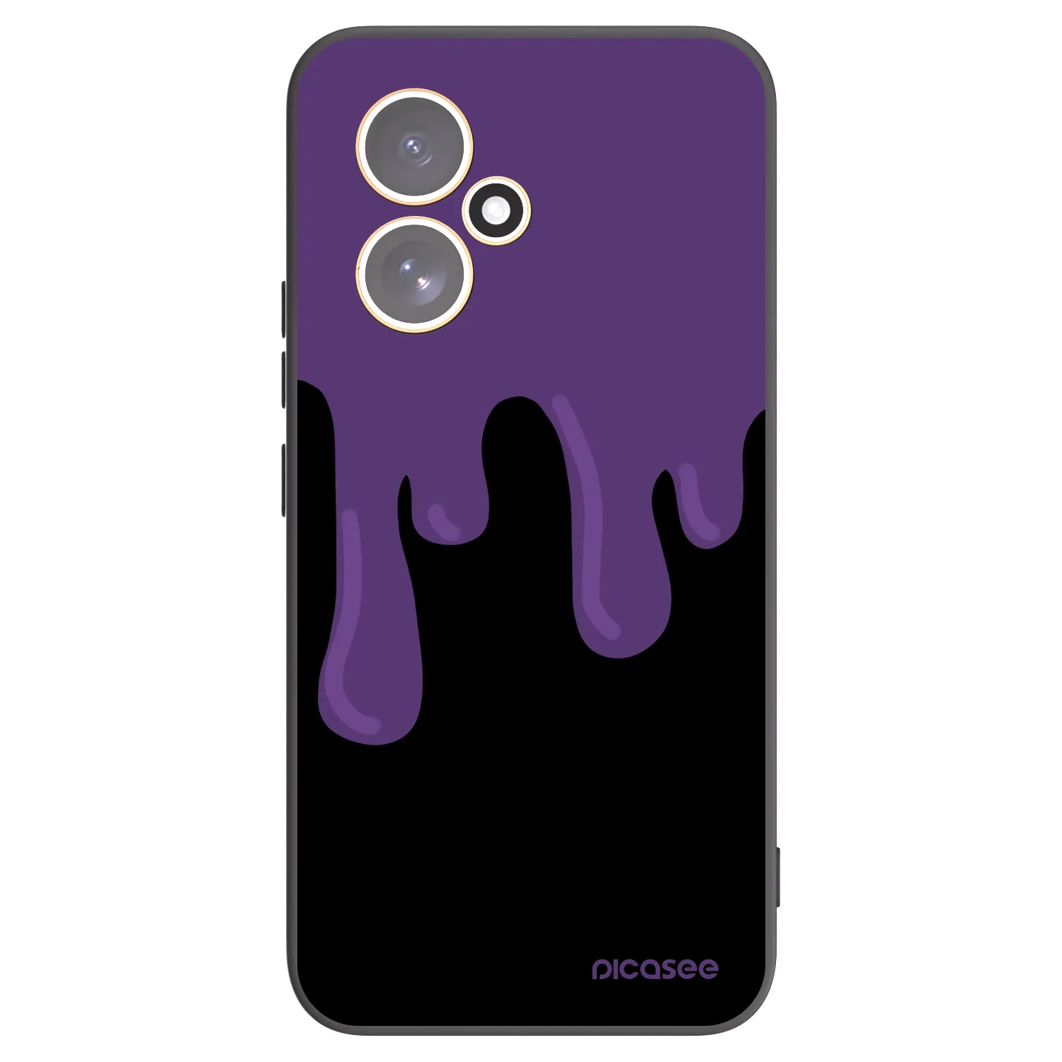 Picasee Μαύρη θήκη σιλικόνης για Honor 400 5G - Purple spooky